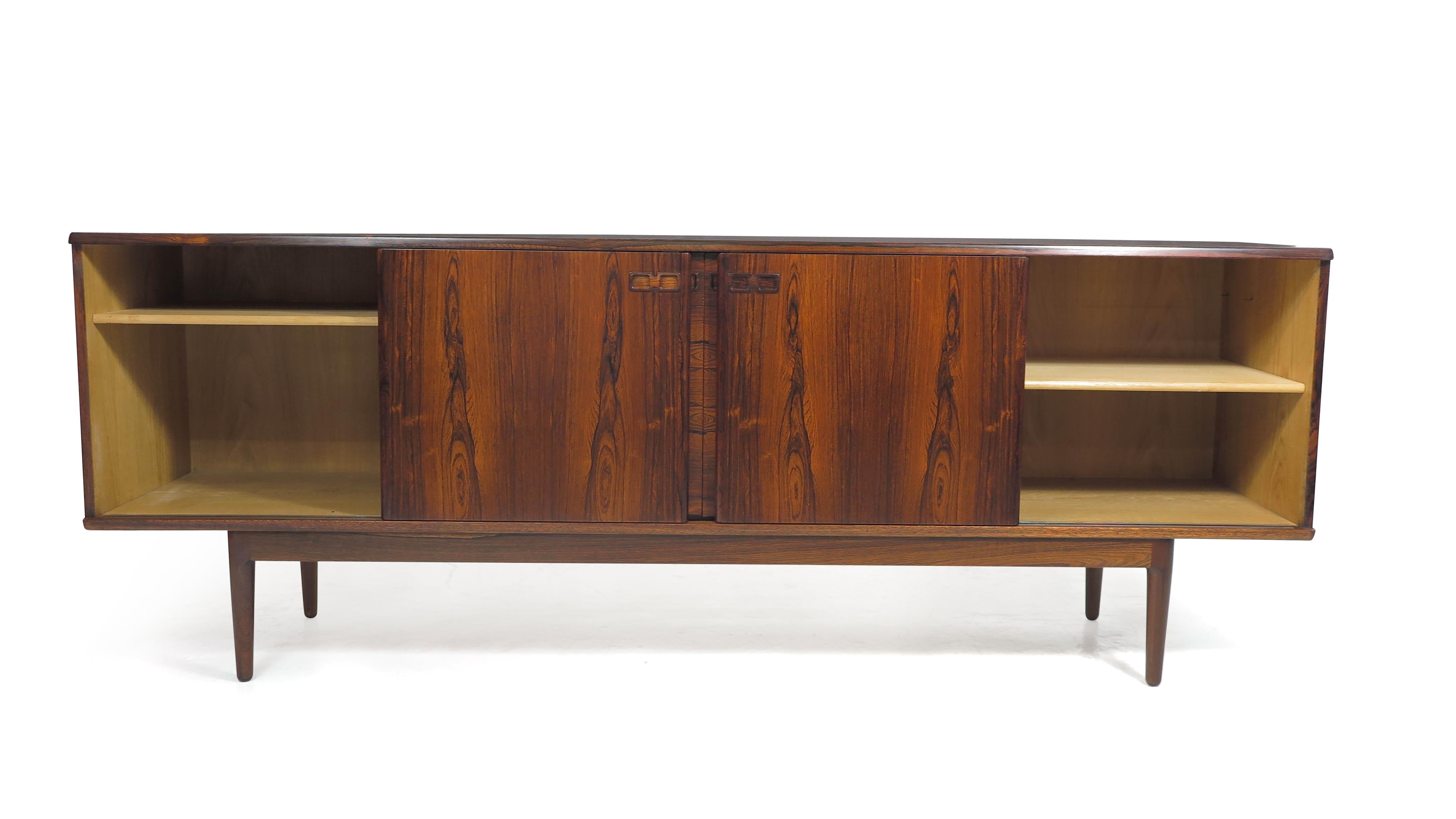 20th Century Johannes Andersen Rosewood Credenza for Christain Linneberg	