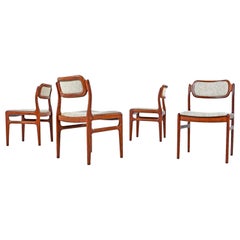 Johannes Andersen Rosewood Dining Chairs for Uldum Møbelfabrik Set of Four