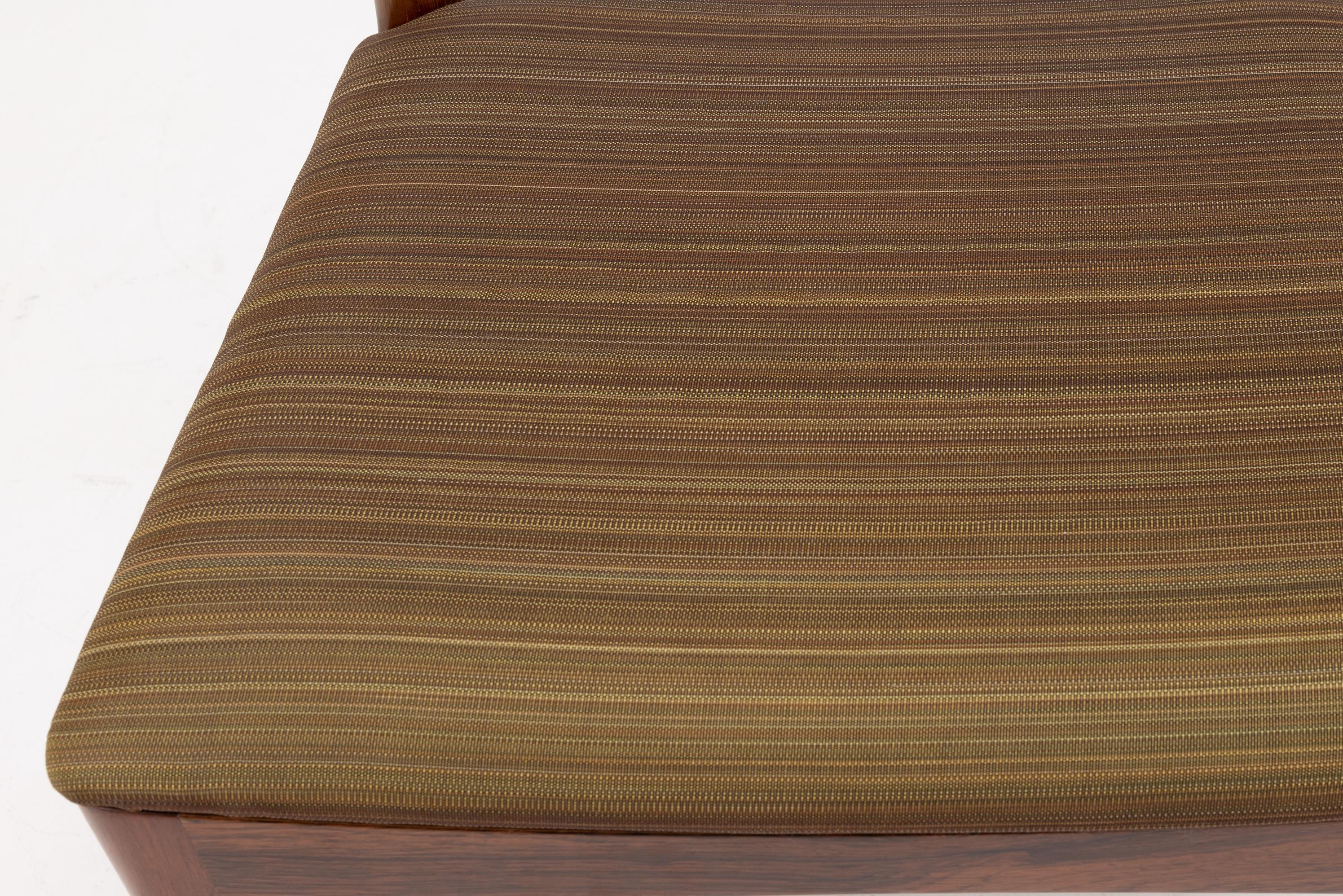 20th Century 6 x Johannes Andersen Rosewood Dining Chairs Model 94 John Boyd Horsehair For Sale