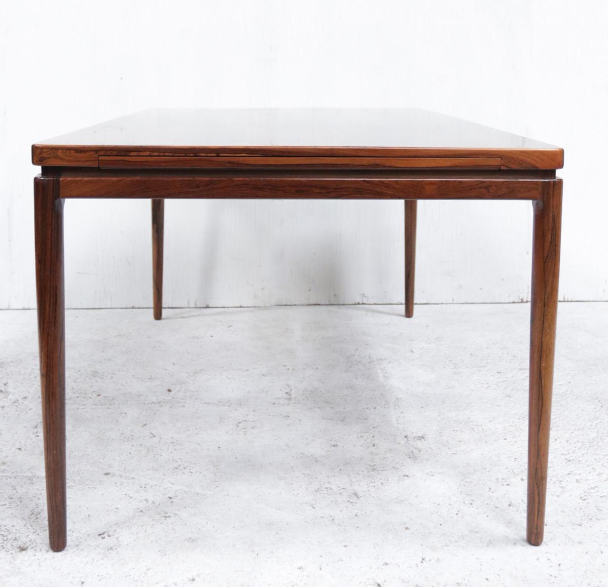 Johannes Andersen Rosewood Dining Table Christian Linneberg, Denmark, 1964 8