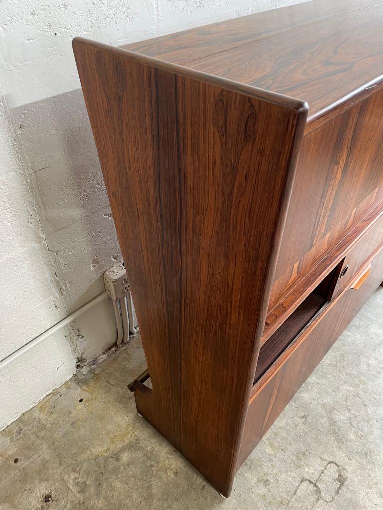 Johannes Andersen Rosewood Dry Bar Danish Mid Century For Sale 4