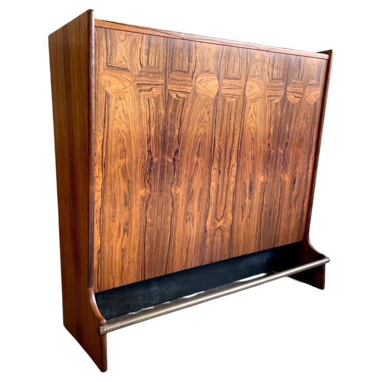 Johannes Andersen Rosewood Dry Bar Danish Mid Century For Sale