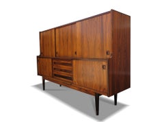 Credenza alta in legno di palissandro di Johannes Andersen, metà secolo danese