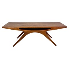 Coffee Table Teakwood by Johannes Andersen, for CFC Silkeborg, Denmark 1950's