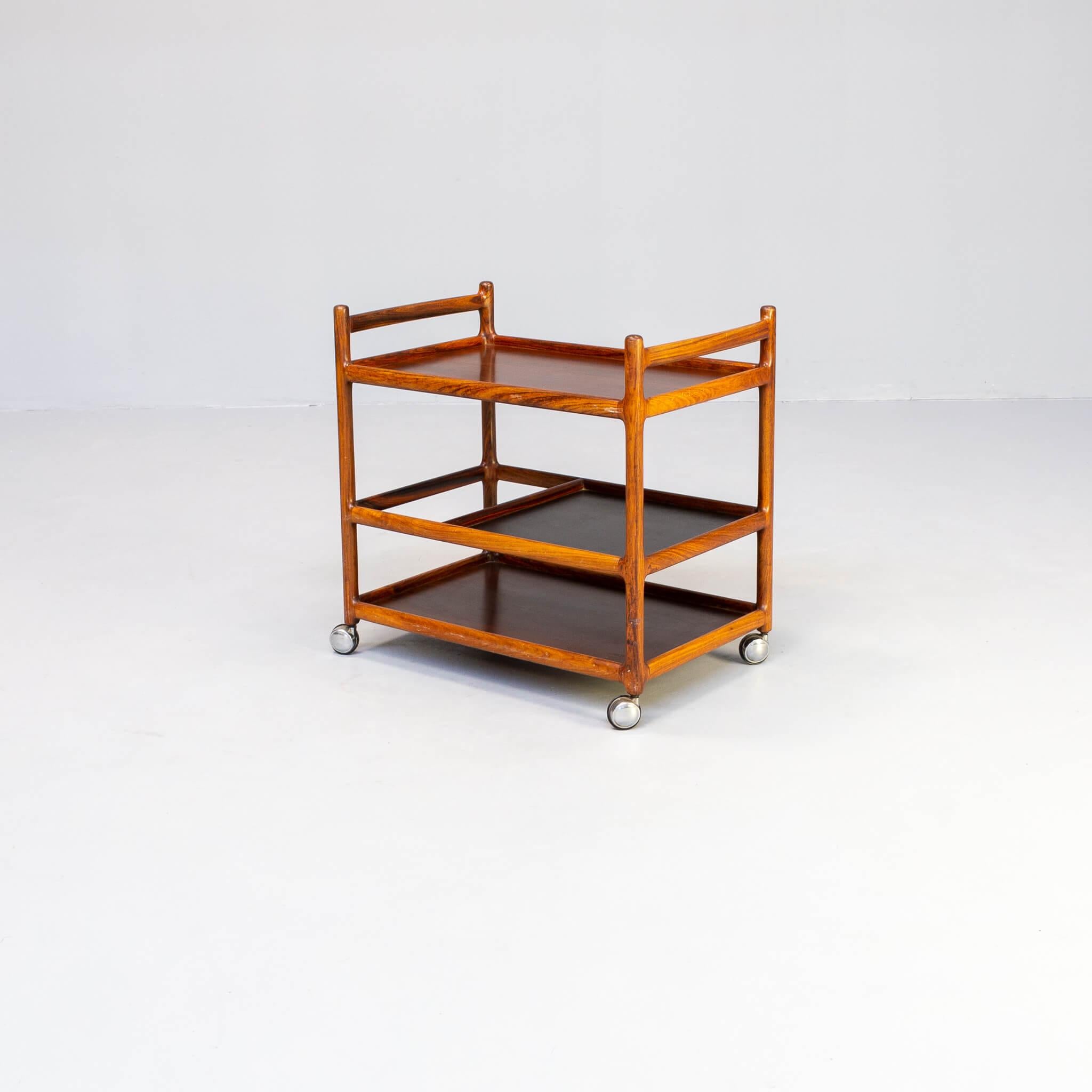 20th Century Henning Korch Serving Trolley by CFC Silkeborg For Sale