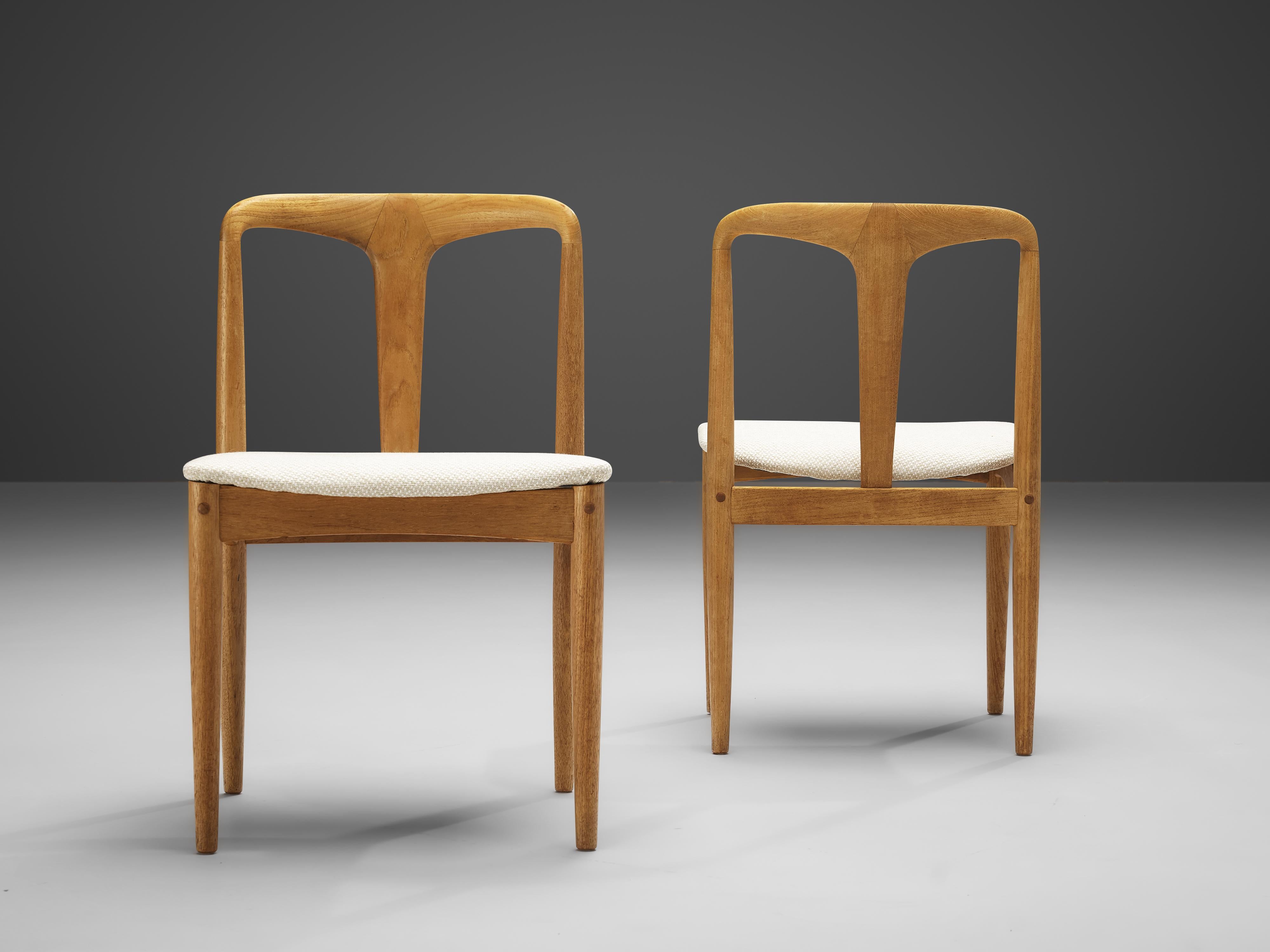 Mid-20th Century Johannes Andersen Set of Six 'Juliane' Dining Chairs in Teak