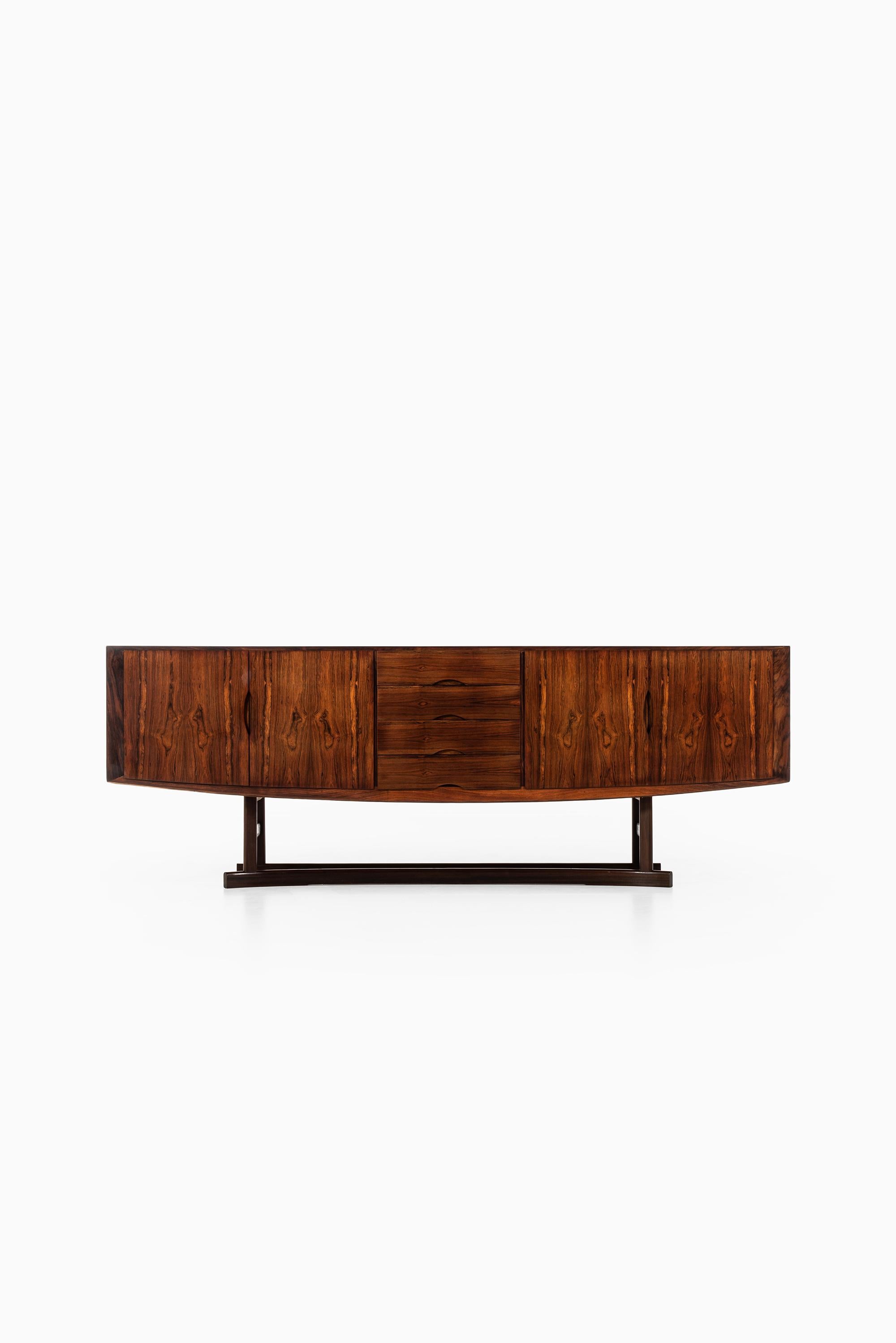 Very rare sideboard model HB20 designed by Johannes Andersen. Produced by Hans Bech in Denmark.