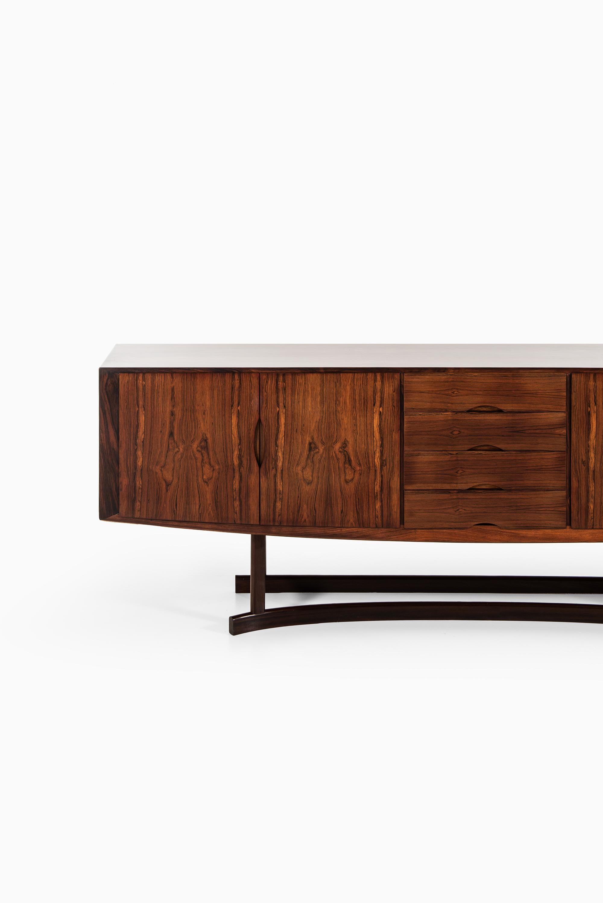 Scandinavian Modern Johannes Andersen Sideboard Model HB20 Produced by Hans Bech in Denmark