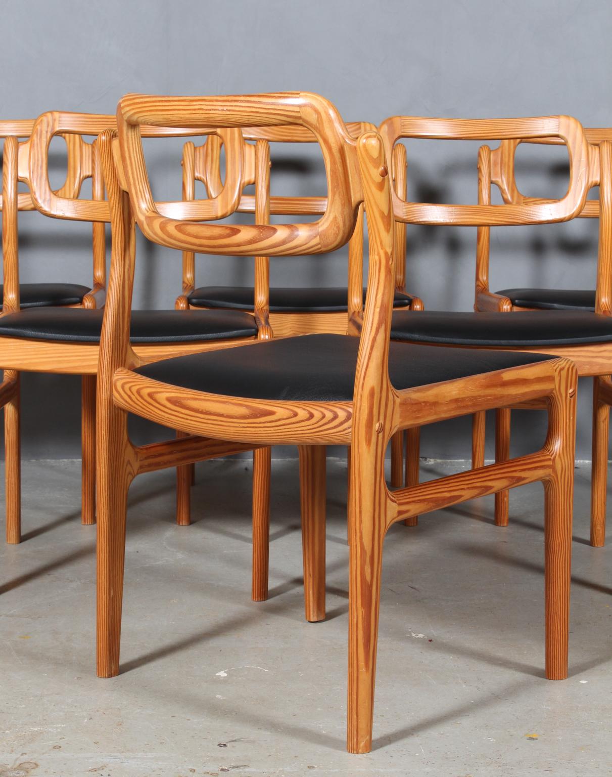 Mid-20th Century Johannes Andersen Six Dining Chairs