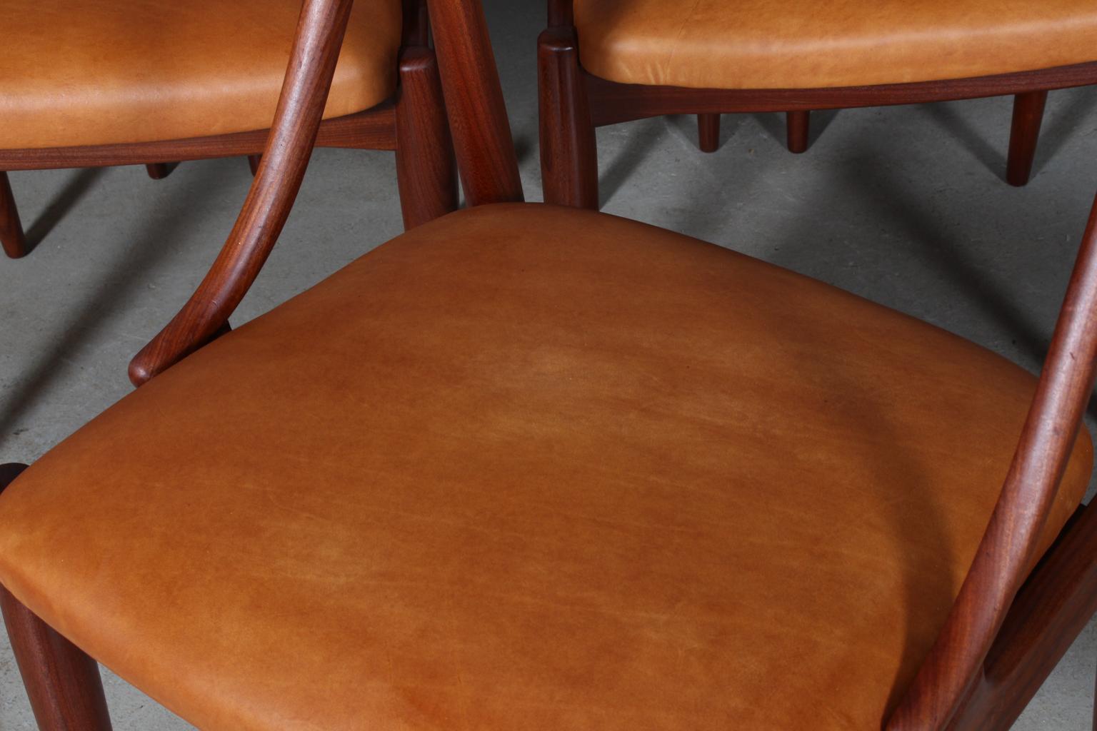 Mid-20th Century Johannes Andersen Six Dining Chairs