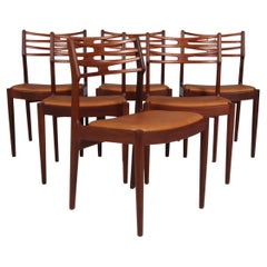 Six chaises de salle à manger Johannes Andersen