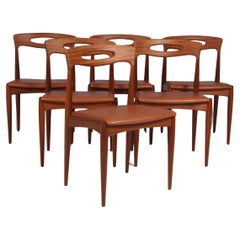 Six chaises de salle à manger Johannes Andersen