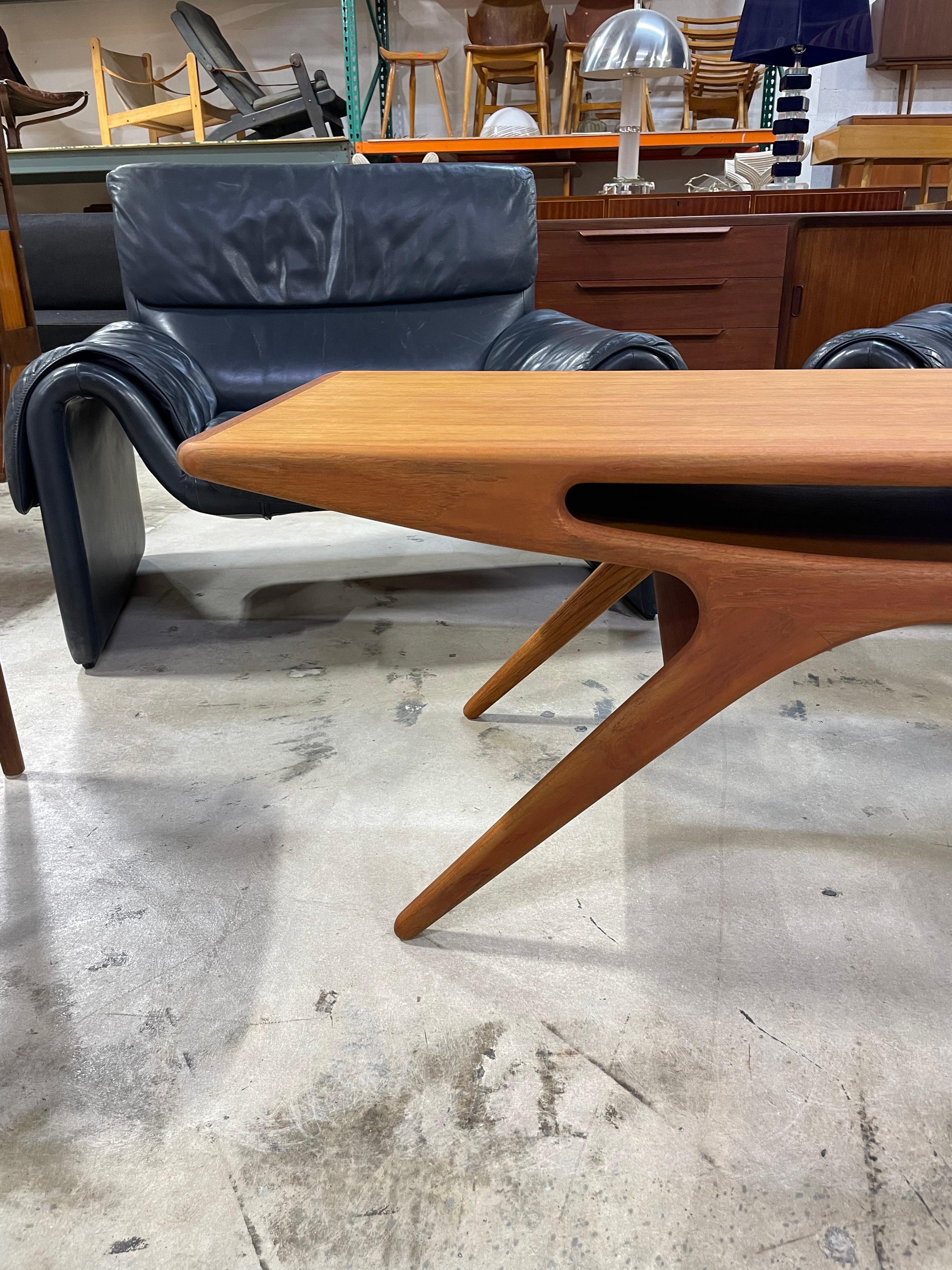 Johannes Andersen “Smile” Teak Coffee Table 2