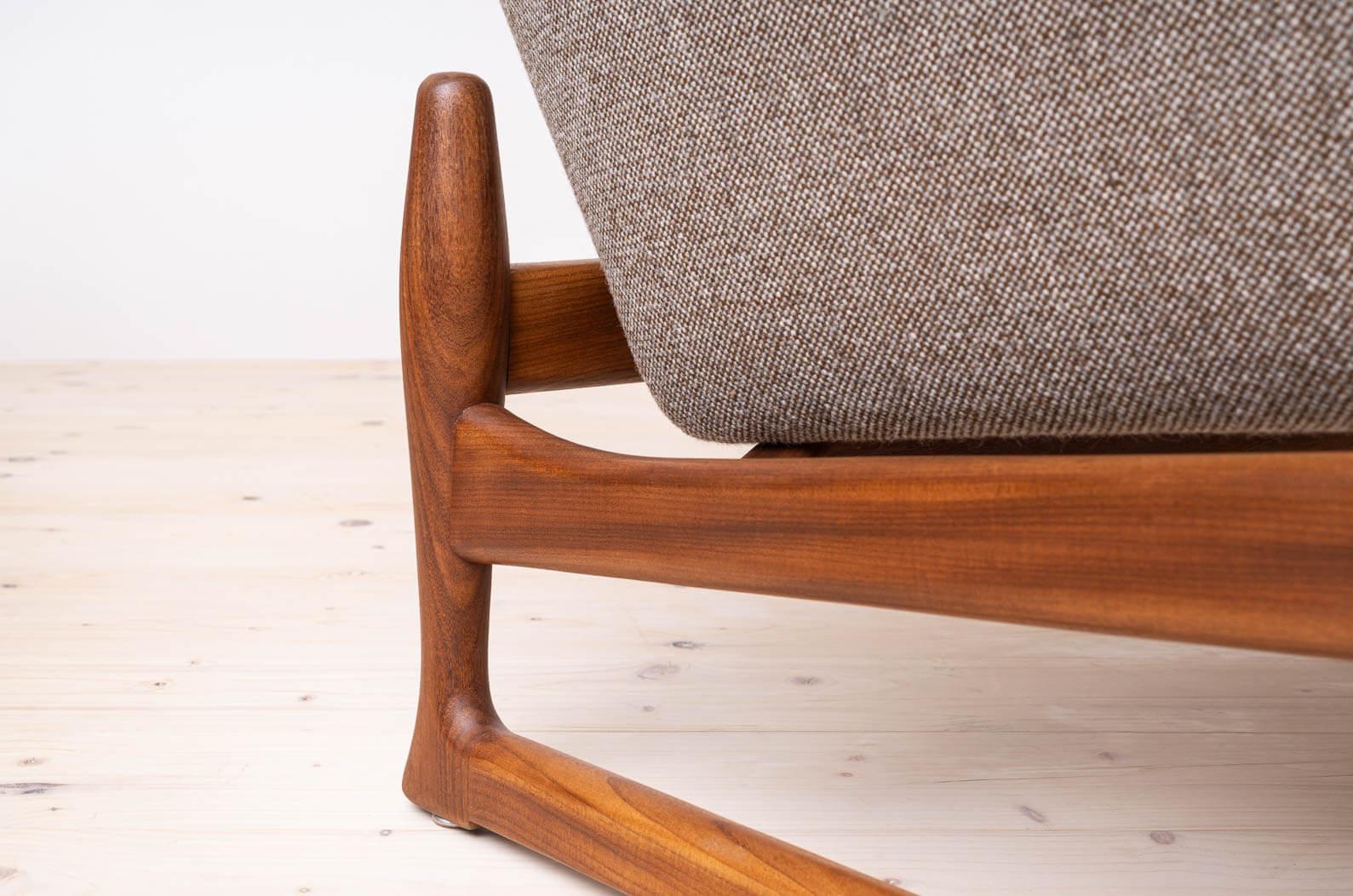 Sofá Johannes Andersen Excelente, AB Trensums Fåtöljfabrik, KVADRAT Retapizado en venta 3