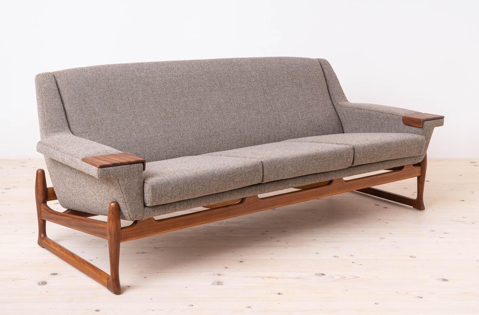 Sofá Johannes Andersen Excelente, AB Trensums Fåtöljfabrik, KVADRAT Retapizado Sueco en venta