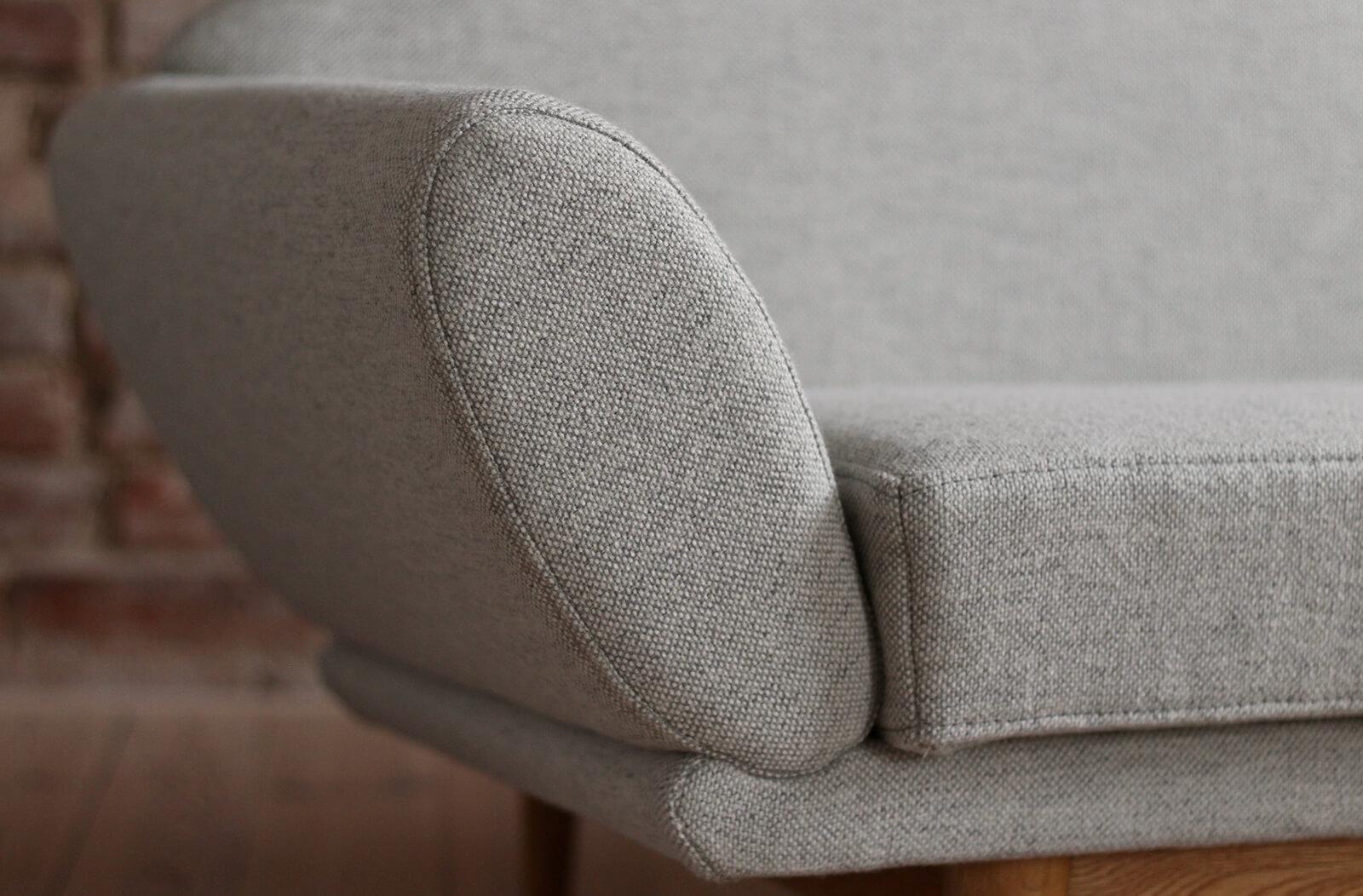 Johannes Andersen Sofa for AB Trensums Reupholstered in Kvadrat Fabric, 1950s 5