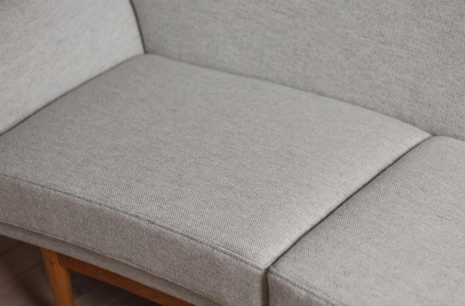 Johannes Andersen Sofa for AB Trensums Reupholstered in Kvadrat Fabric, 1950s 6