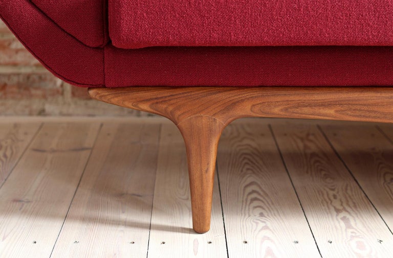 Johannes Andersen Sofa for AB Trensums reupholstered in Kvadrat Fabric