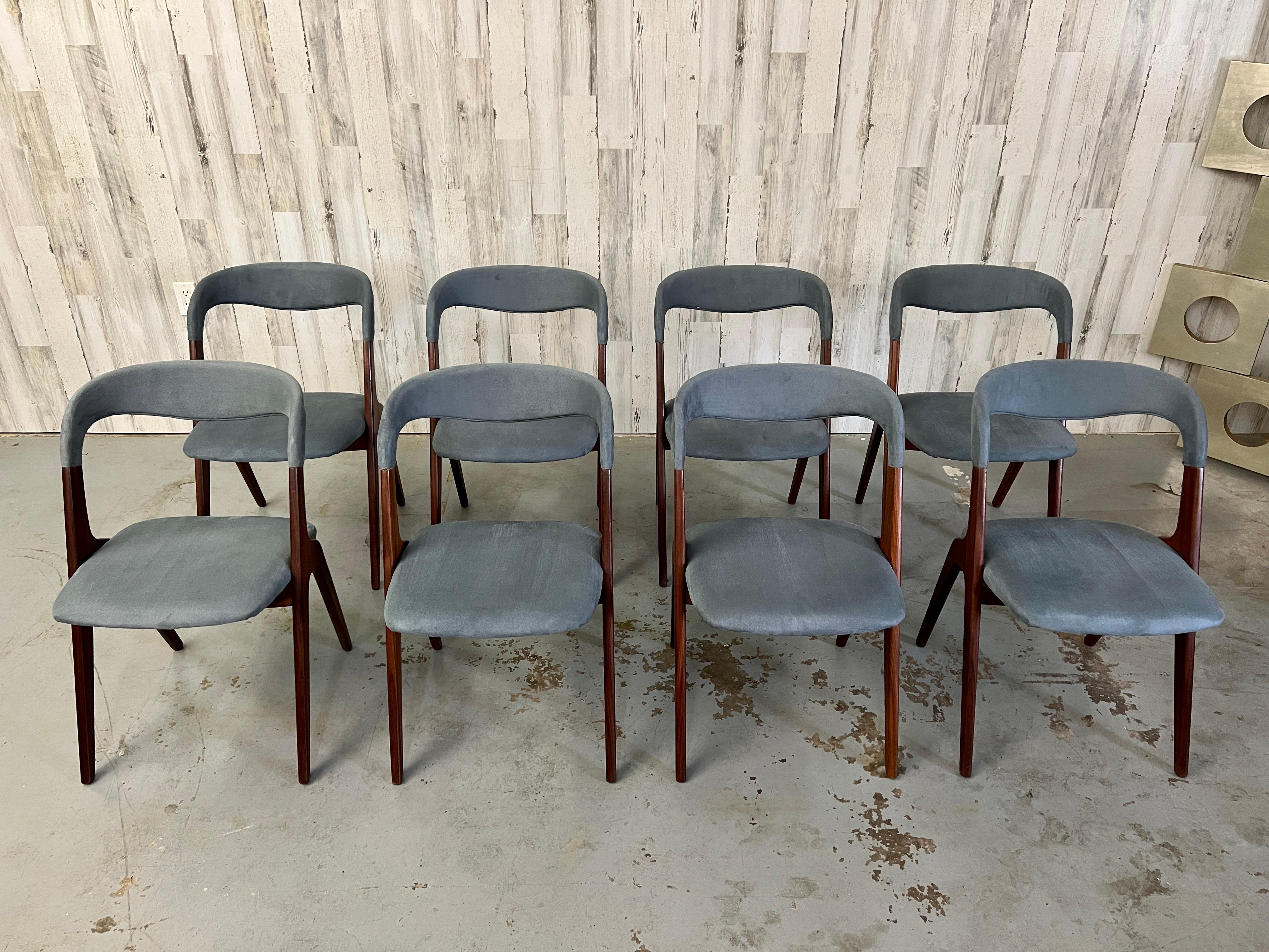 Johannes Andersen 'Sonja' Dining Chairs Set of Eight 2