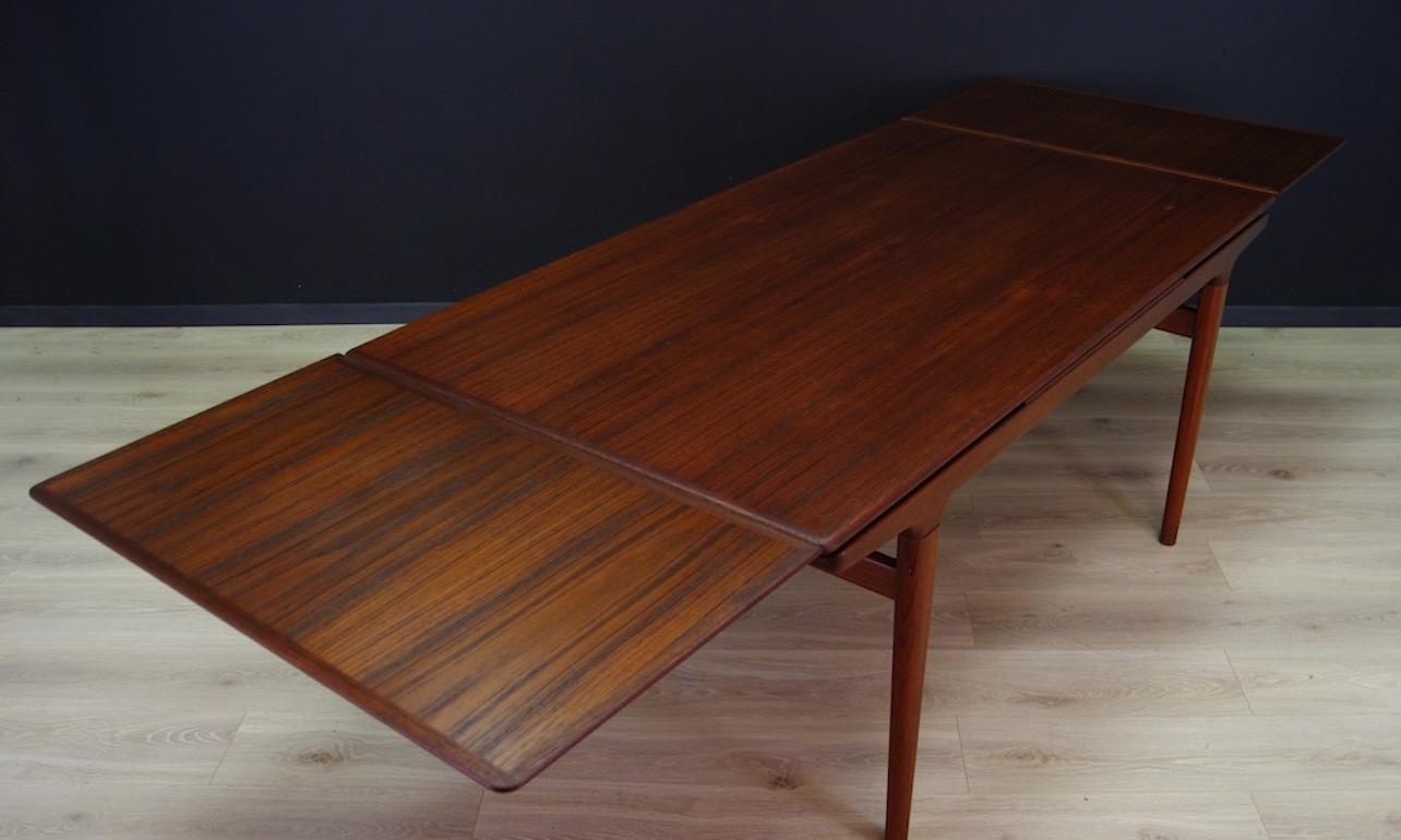 Scandinavian Johannes Andersen Table Danish Design Teak, 1960-1970