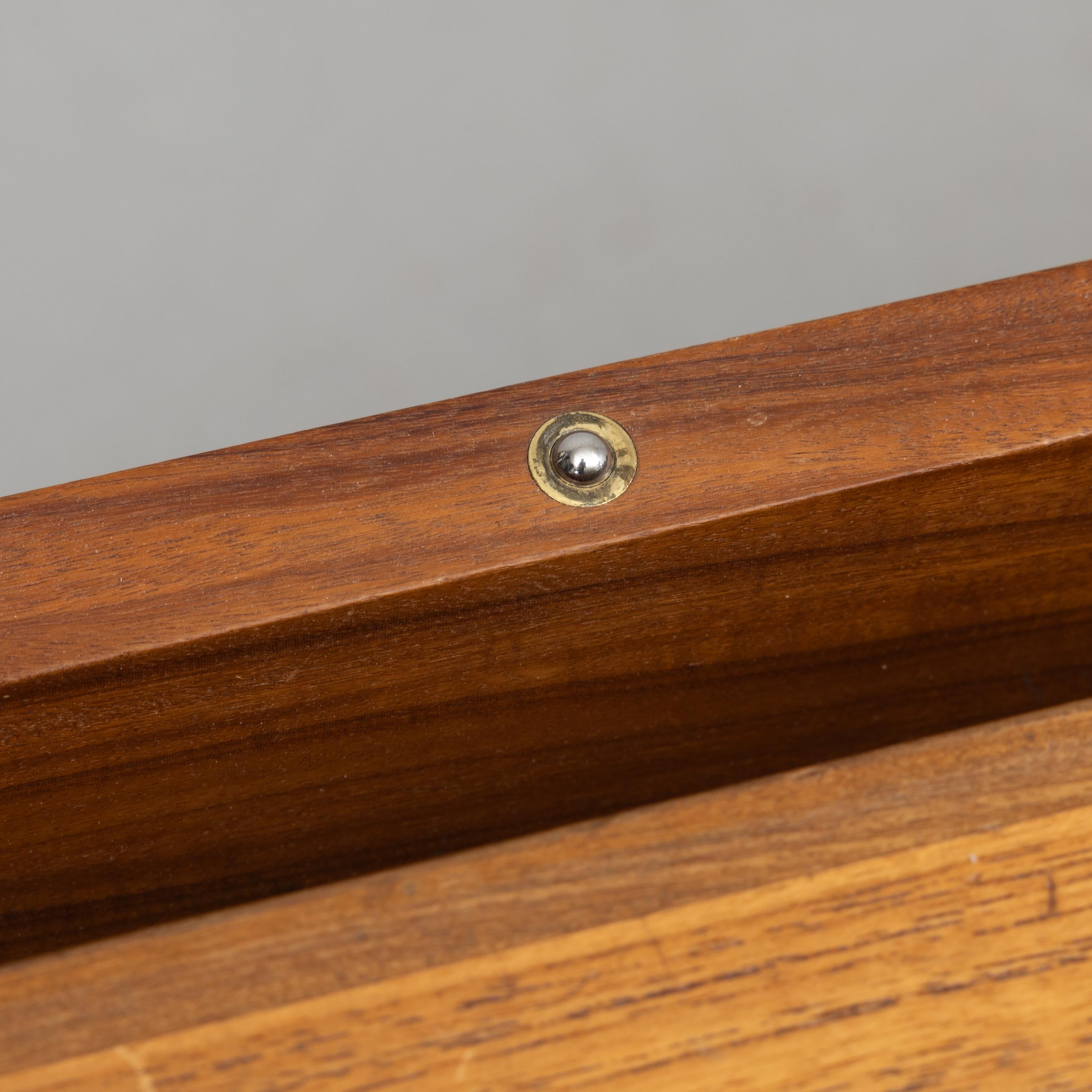 Mid-Century Modern Table basse en teck de Johannes Andersen, pour AB Trensums Suède, 1960 en vente