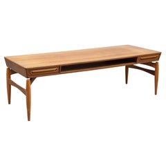 Johannes Andersen Couchtisch aus Teakholz, für AB Trensums Schweden 1960