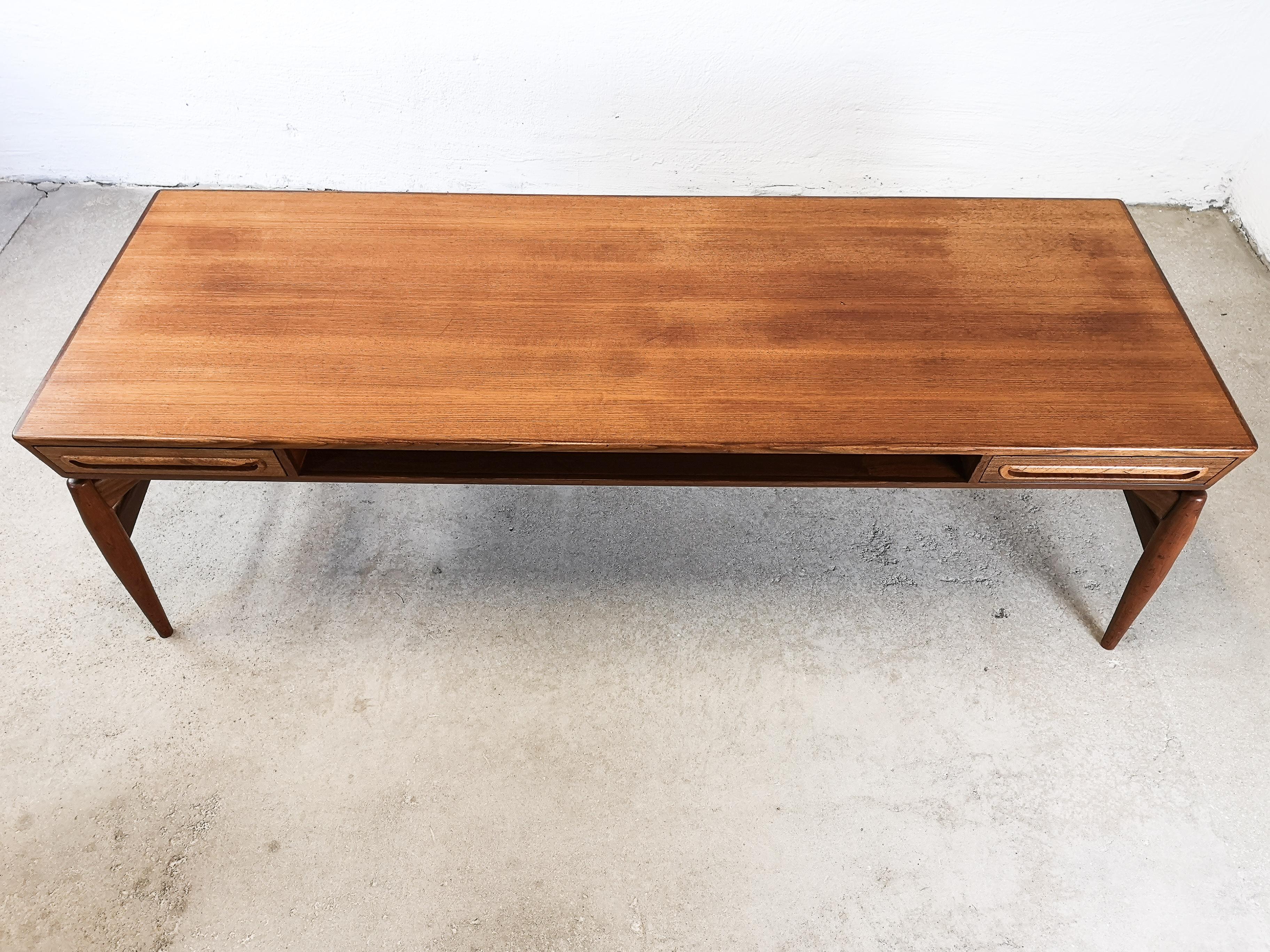 Johannes Andersen Teak Coffee Table for Trensum 4