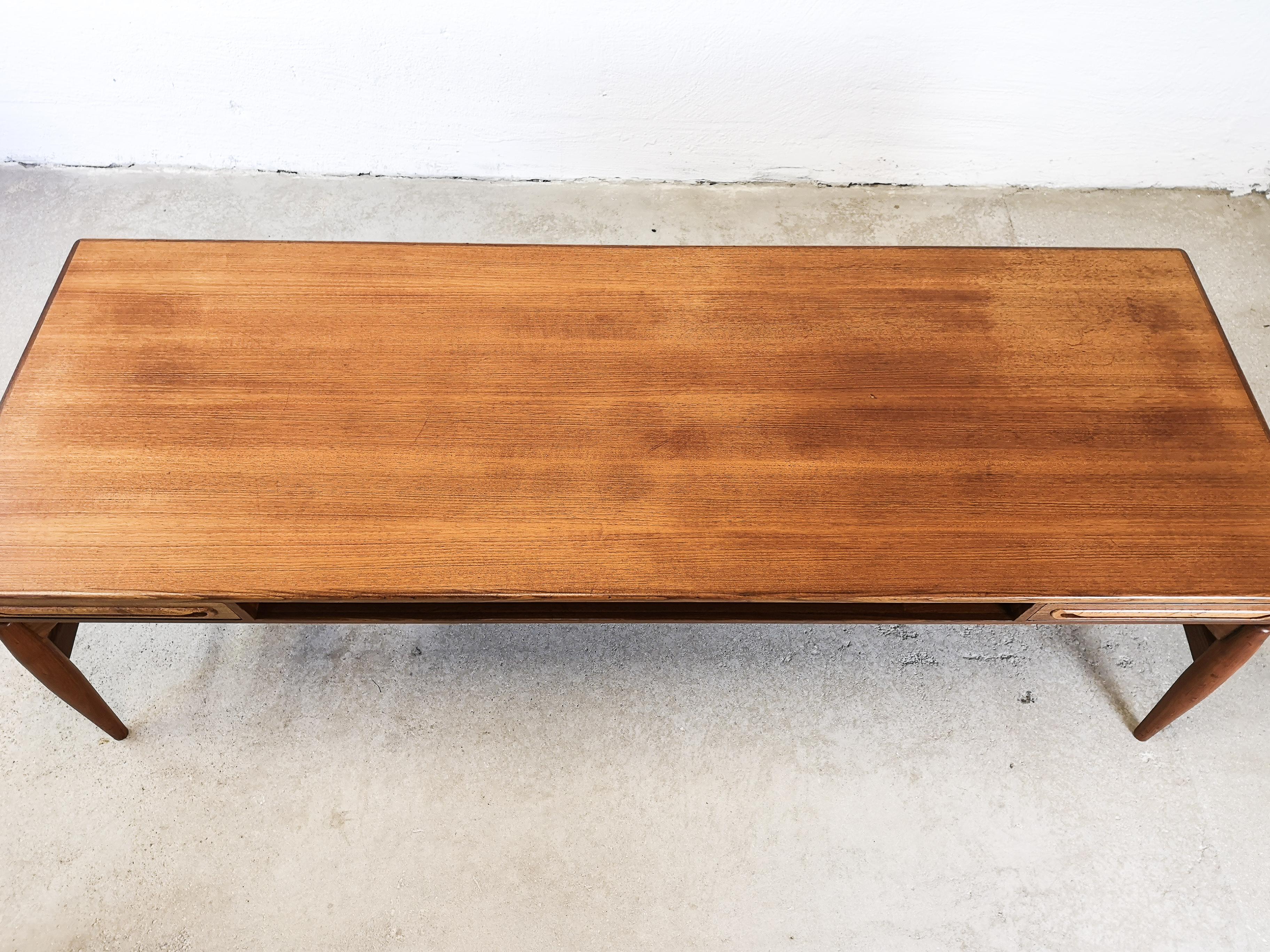 Scandinavian Modern Johannes Andersen Teak Coffee Table for Trensum