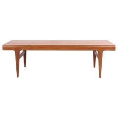 Johannes Andersen Teak Coffee Table with Built-In Drawers by Uldum Møbelfabrik