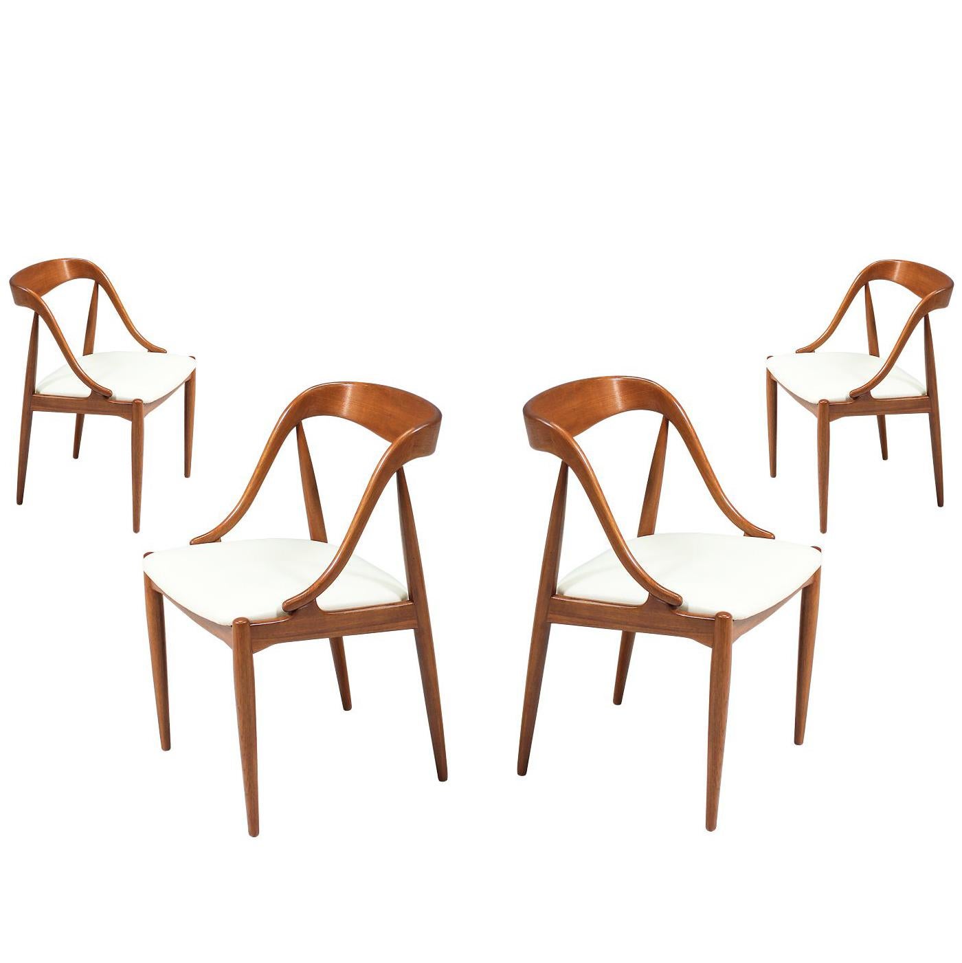 Johannes Andersen Teak Dining Chairs for Moreddi