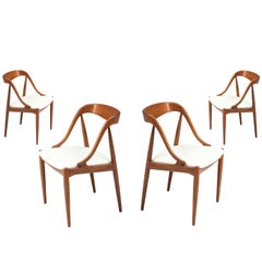 Johannes Andersen Teak Dining Chairs for Moreddi