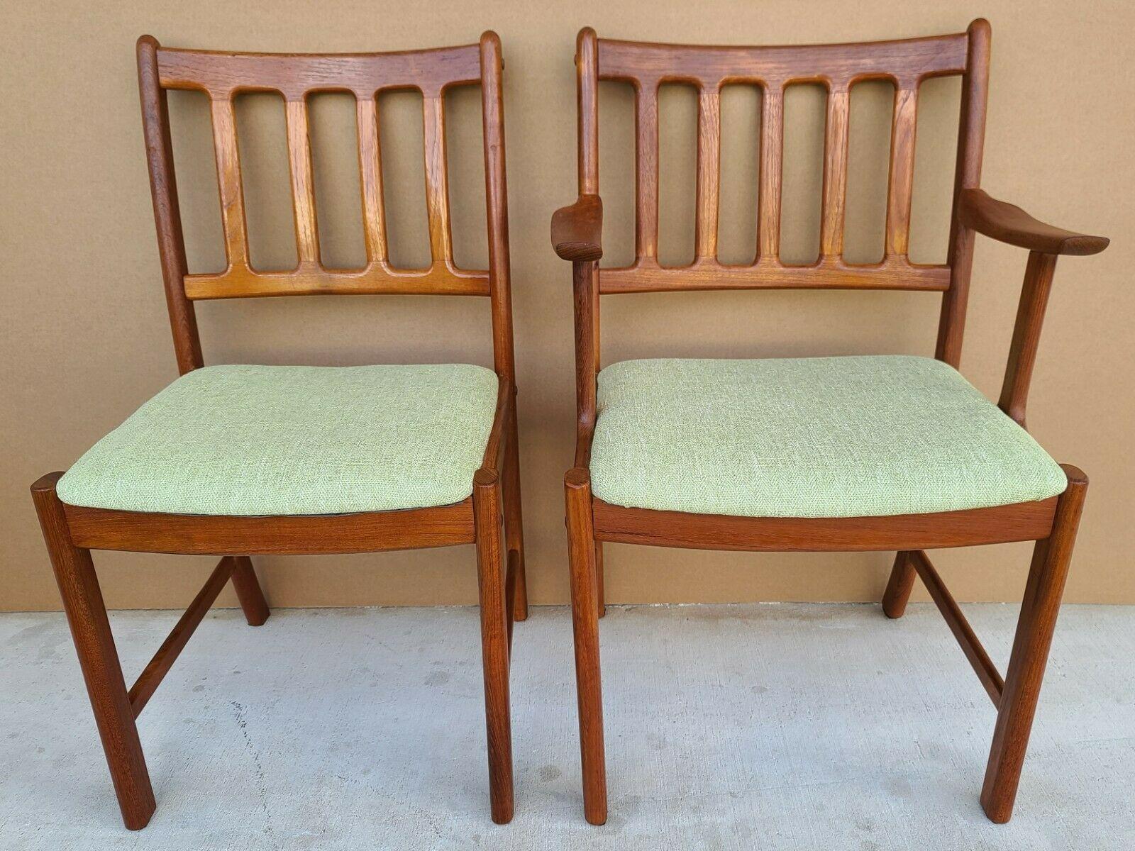 Danish Johannes Andersen Teak Dining Chairs for Uldum Møbelfabrik, Set of 4 For Sale