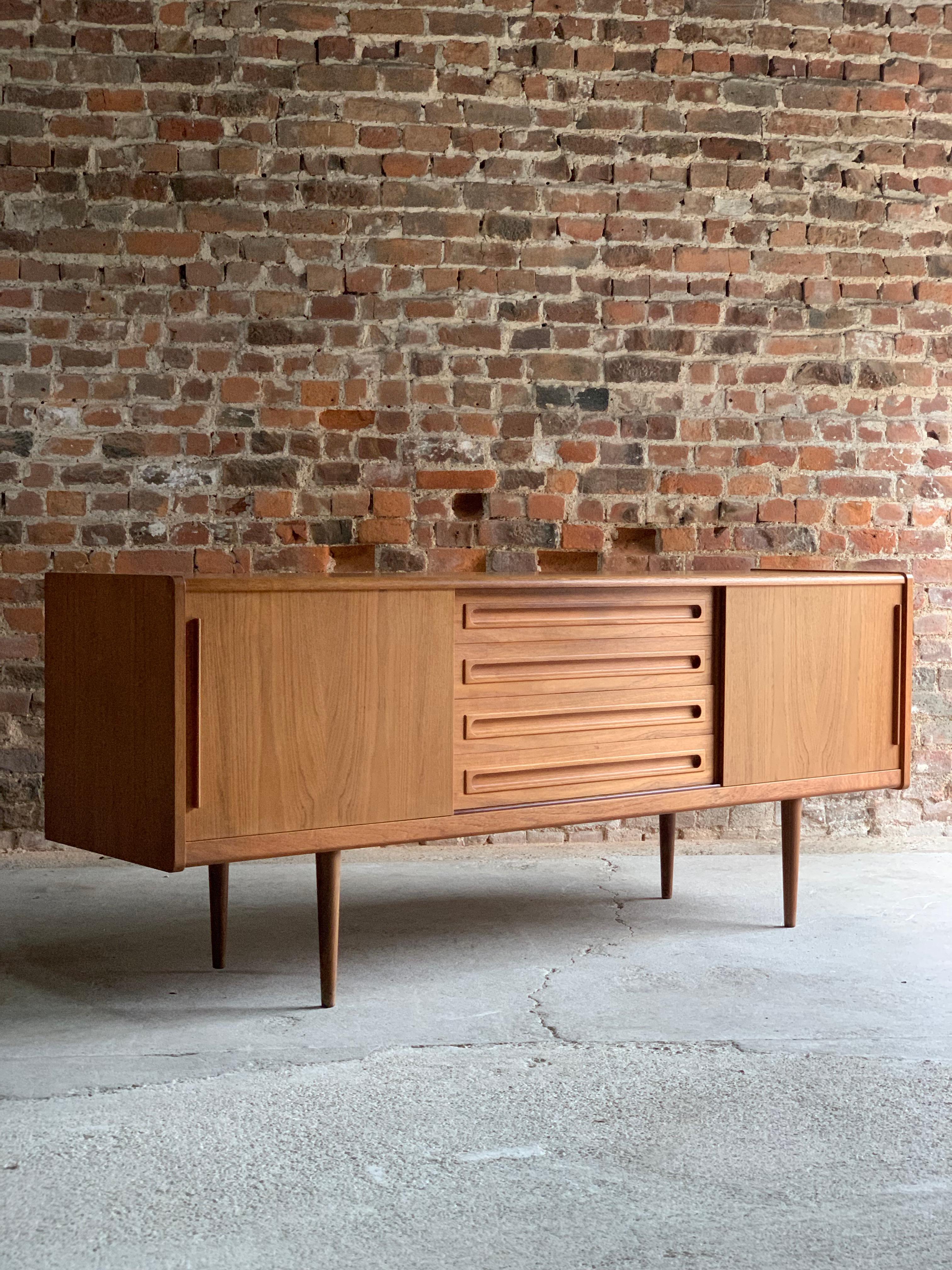 Johannes Andersen Teak Sideboard Credenza Midcentury Danish for Silkeborg 1