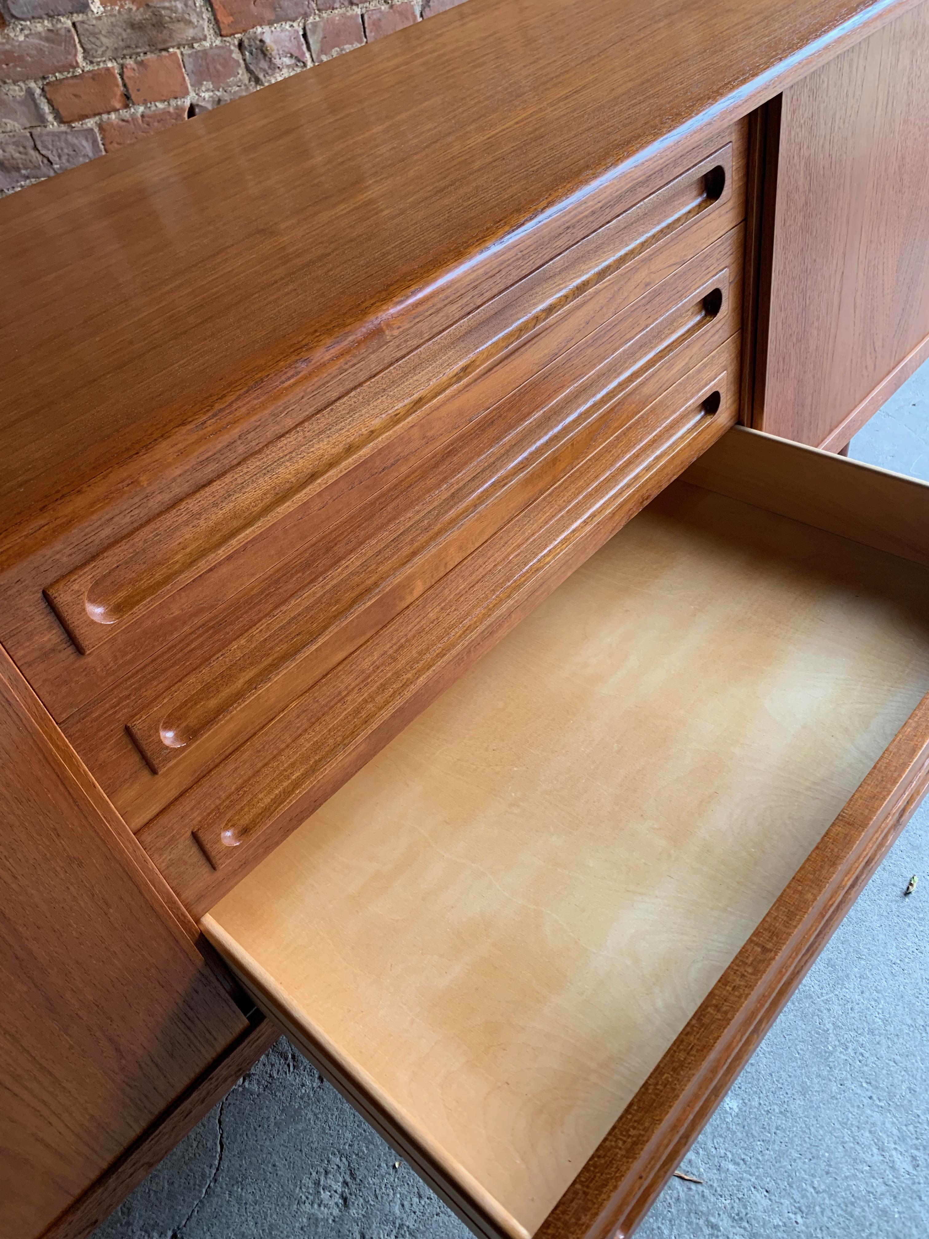 Johannes Andersen Teak Sideboard Credenza Midcentury Danish for Silkeborg 1