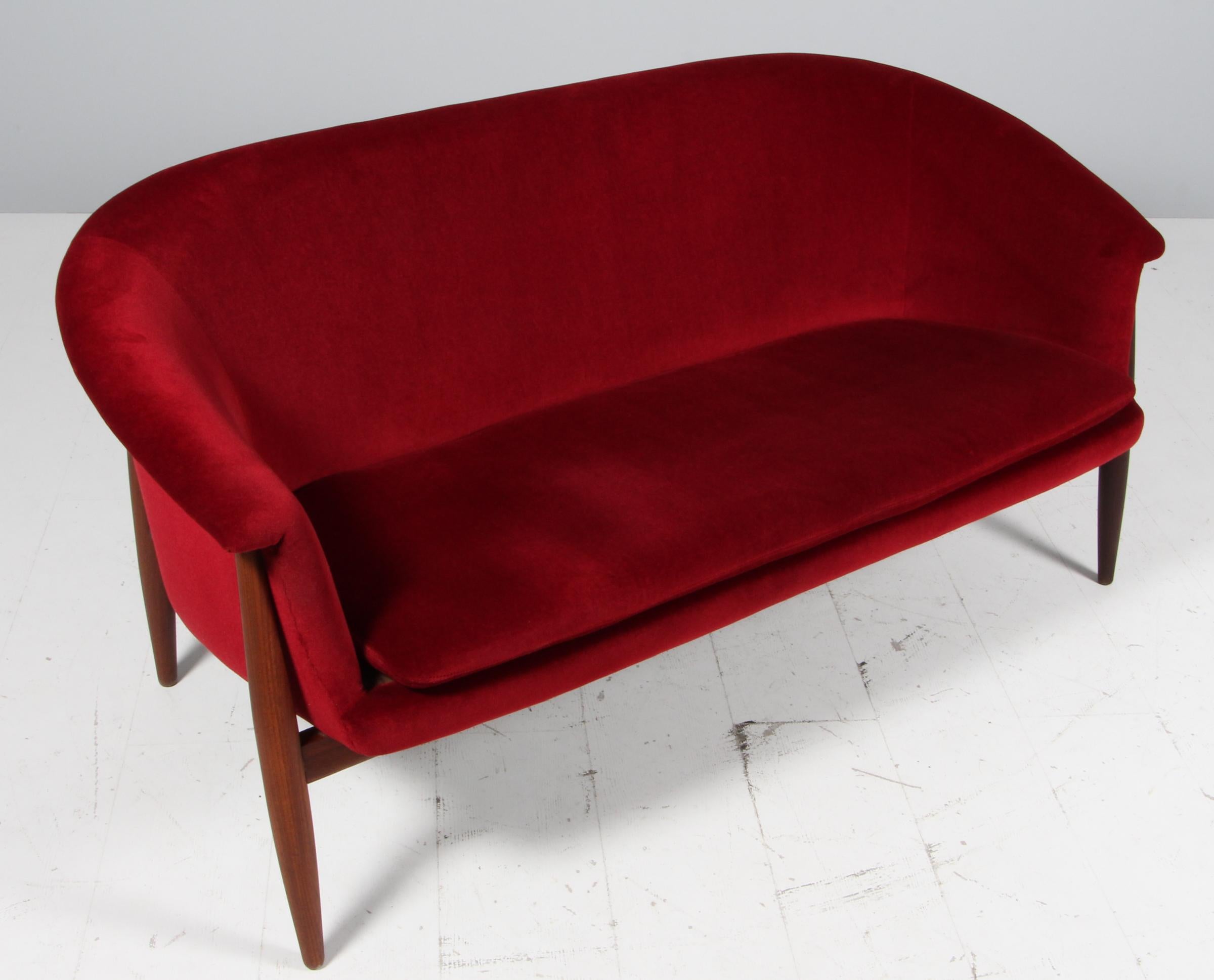 Scandinavo moderno Divano a due posti Johannes Andersen, anni '60, Svezia in vendita