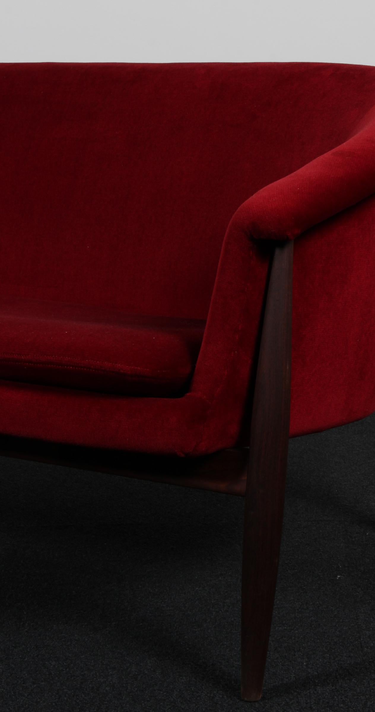 Johannes Andersen Canapé deux places, années 1960, Suède Bon état - En vente à Esbjerg, DK