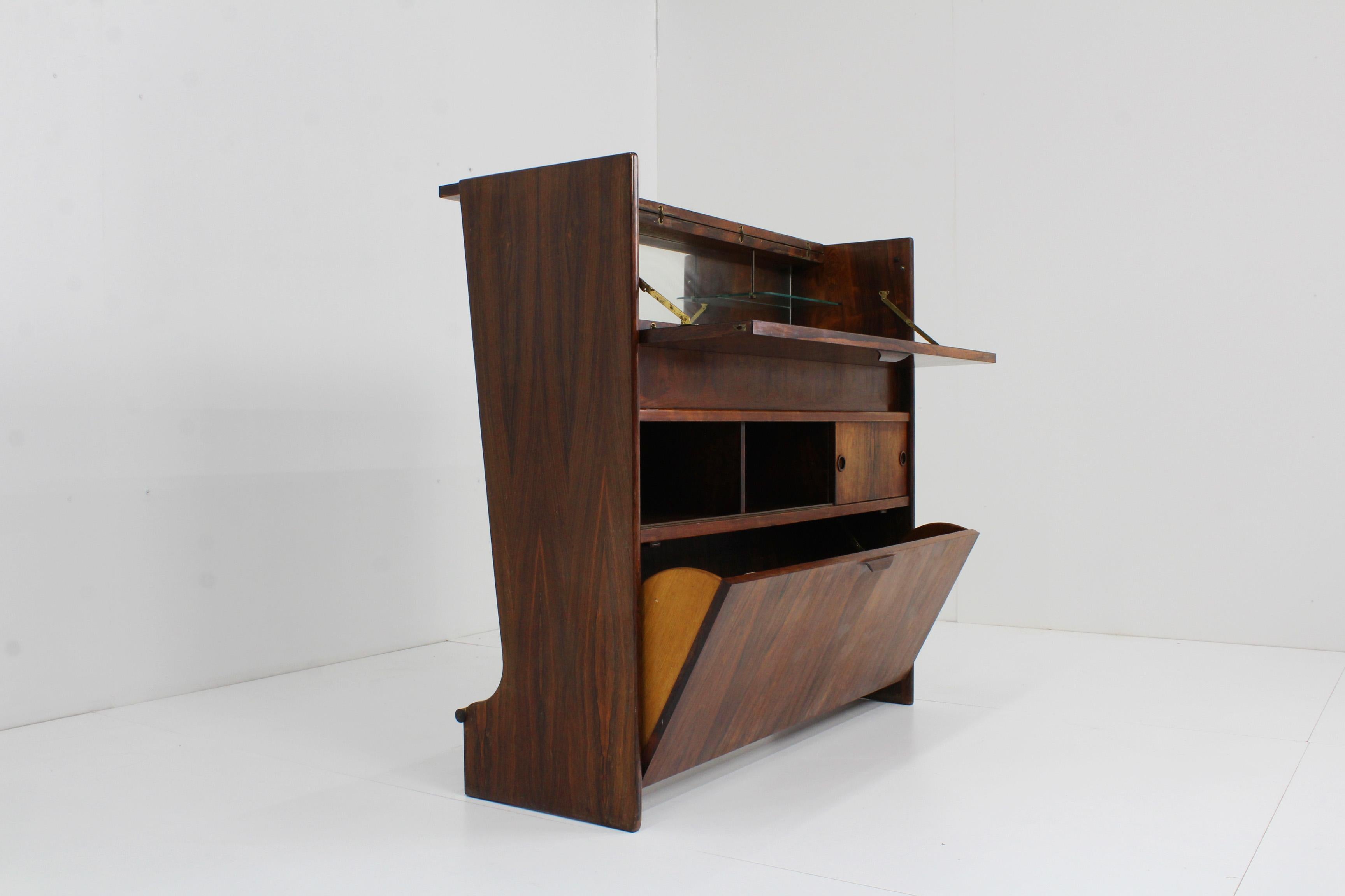 Johannes Andersen Vintage Bar Cabinet Rosewood Sk 661 For Sale 5