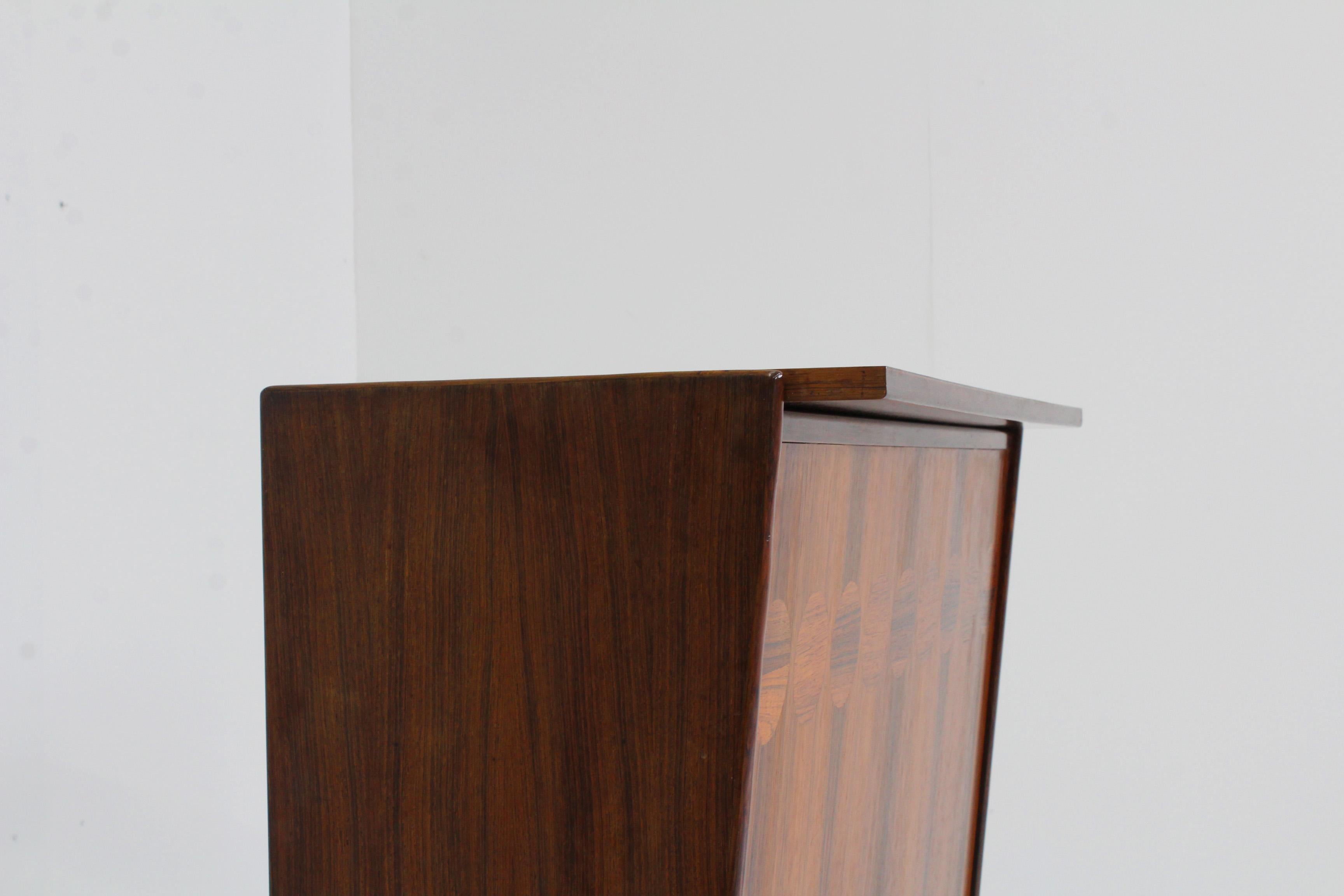 Mid-Century Modern Johannes Andersen Vintage Bar Cabinet Rosewood Sk 661 For Sale