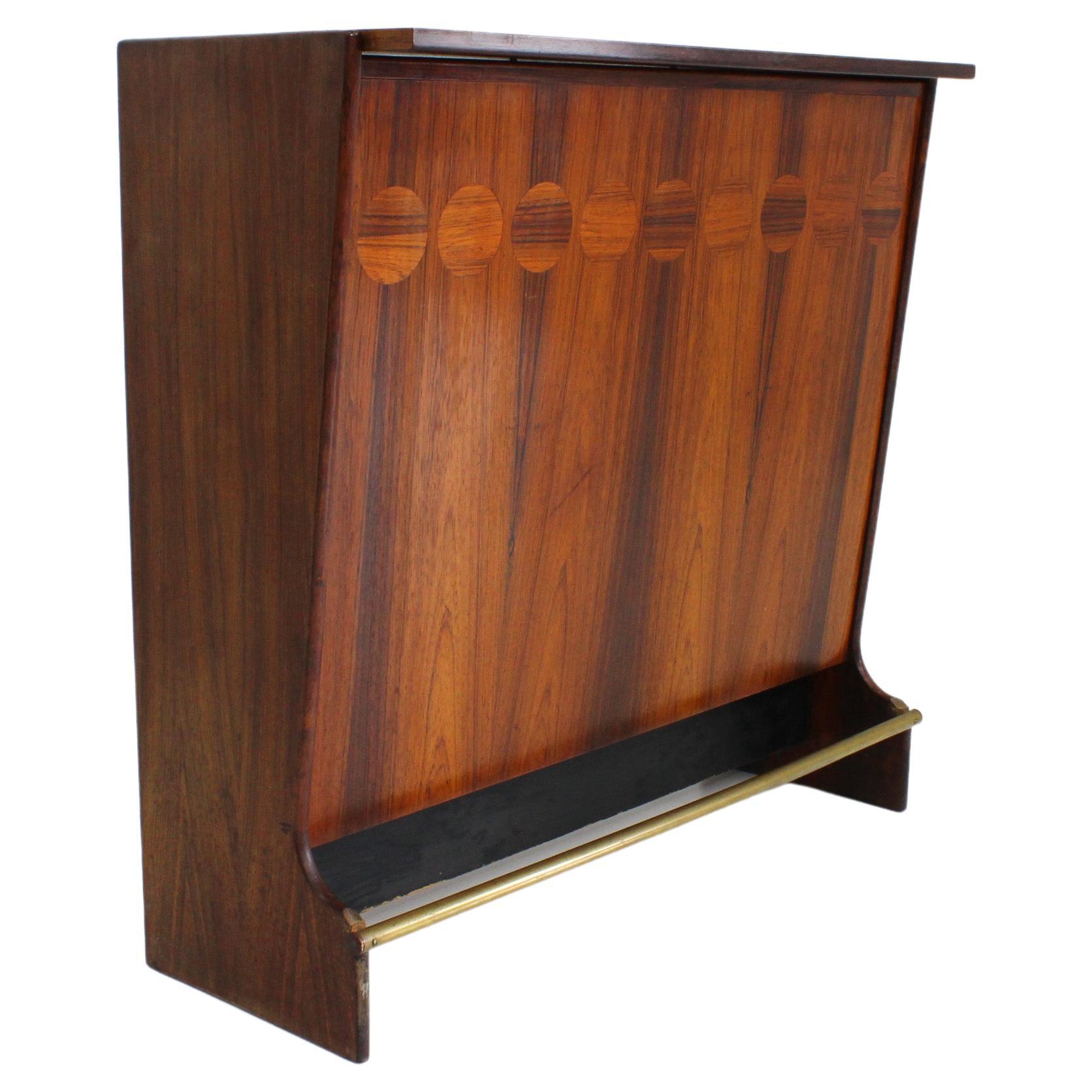 Johannes Andersen Vintage Bar Cabinet Rosewood Sk 661 For Sale