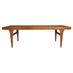 Tavolino in teak Johannes Anderseon con vassoi estraibili