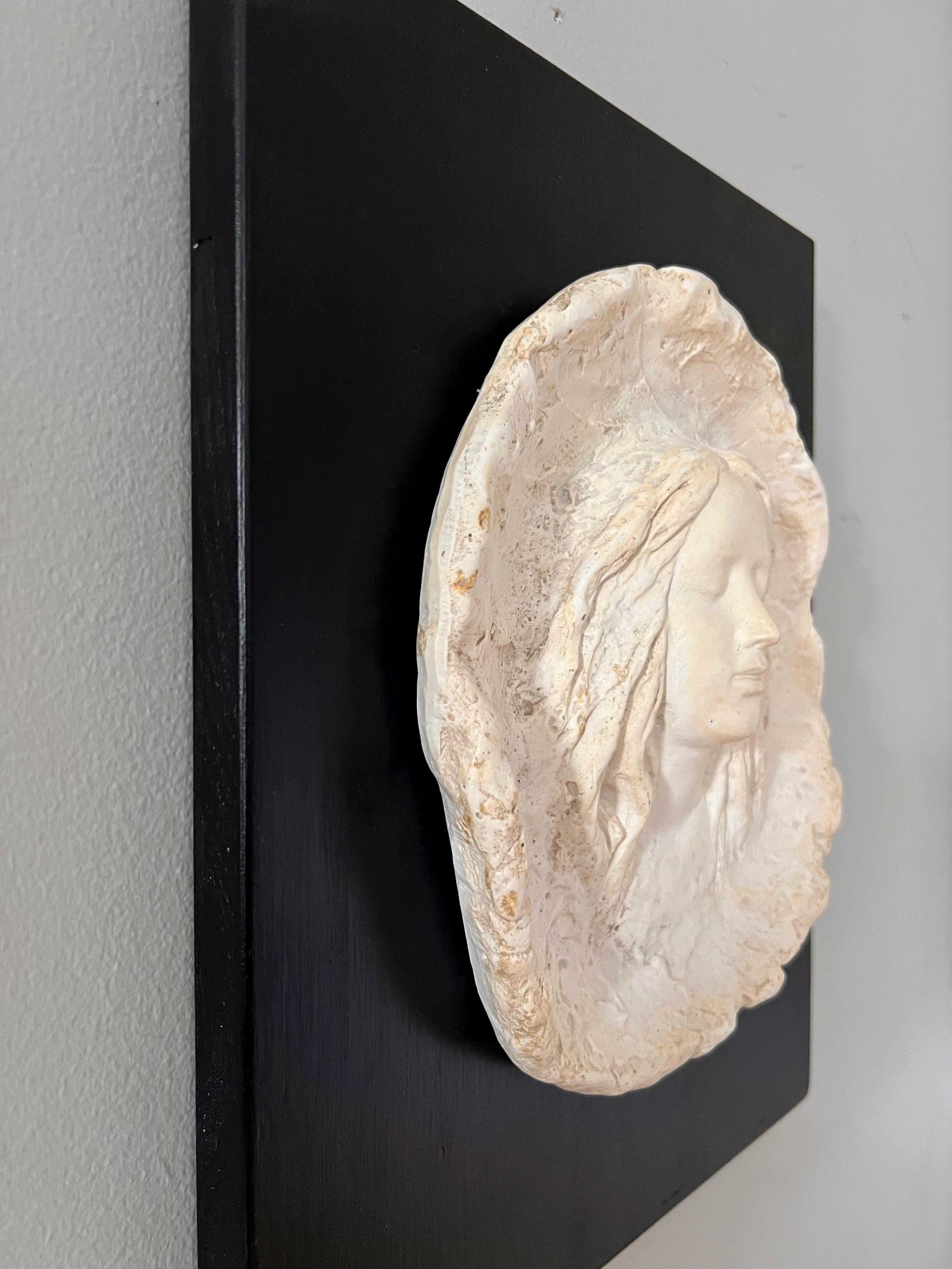 Scultura in rilievo Art Nouveau - Gesso del XIX secolo in vendita 4