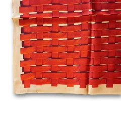 Foulard en fibres brutes