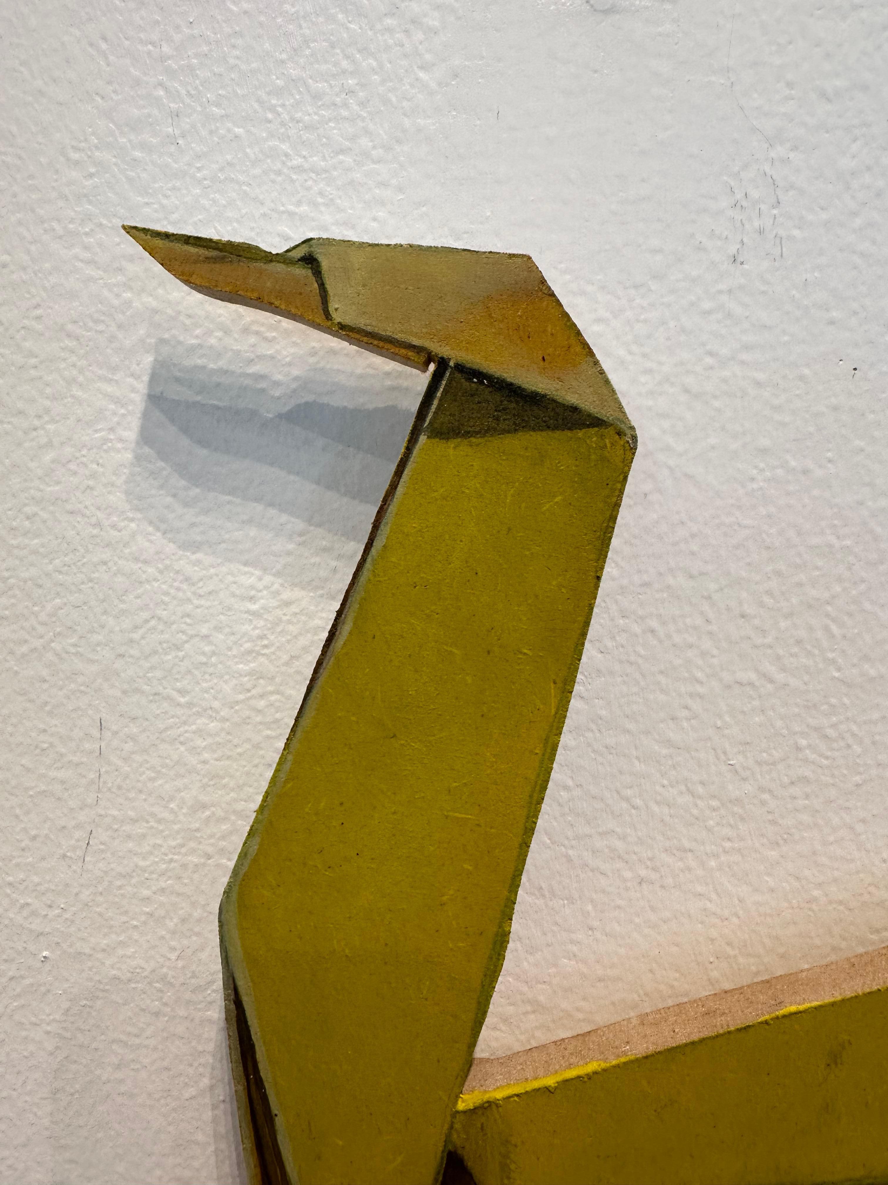 Cigno Origami - Mini - Painting di Johannes Ehemann
