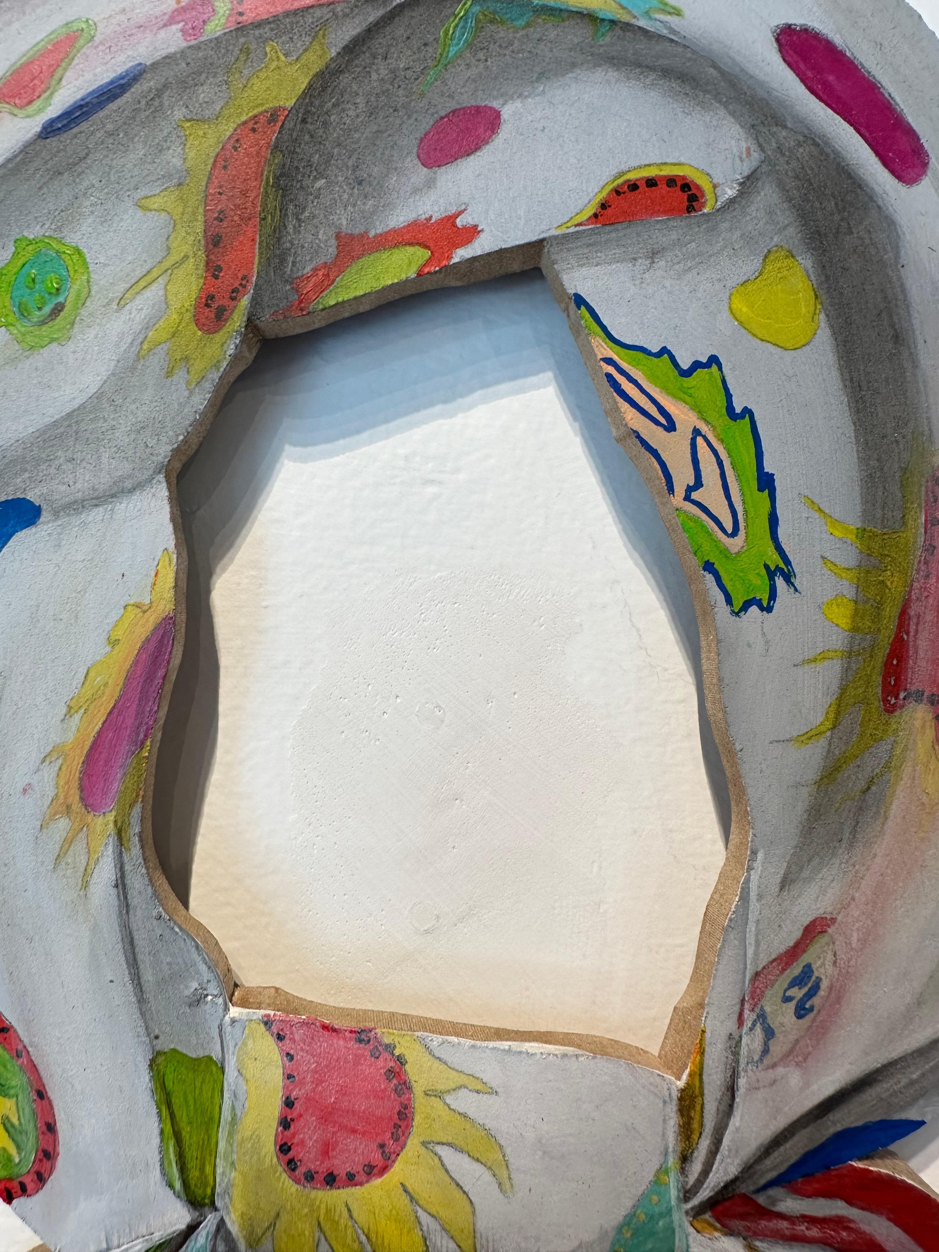 Écharpe - Mini - Contemporain Painting par Johannes Ehemann