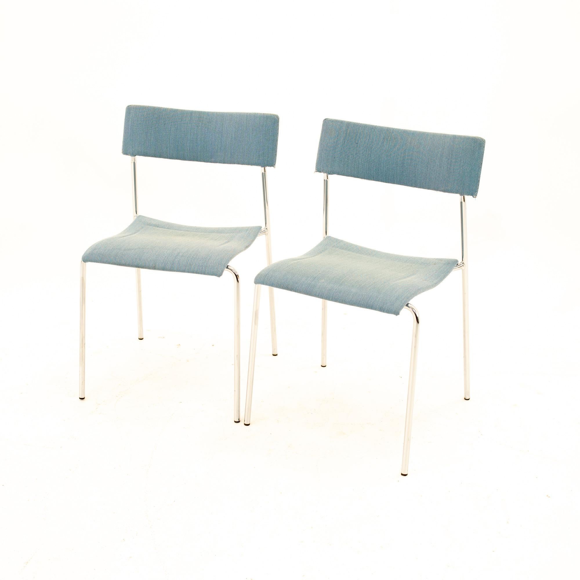 Johannes Foersom for Lammhults MCM Campus Stackable Dining Chairs, Set of 6 1