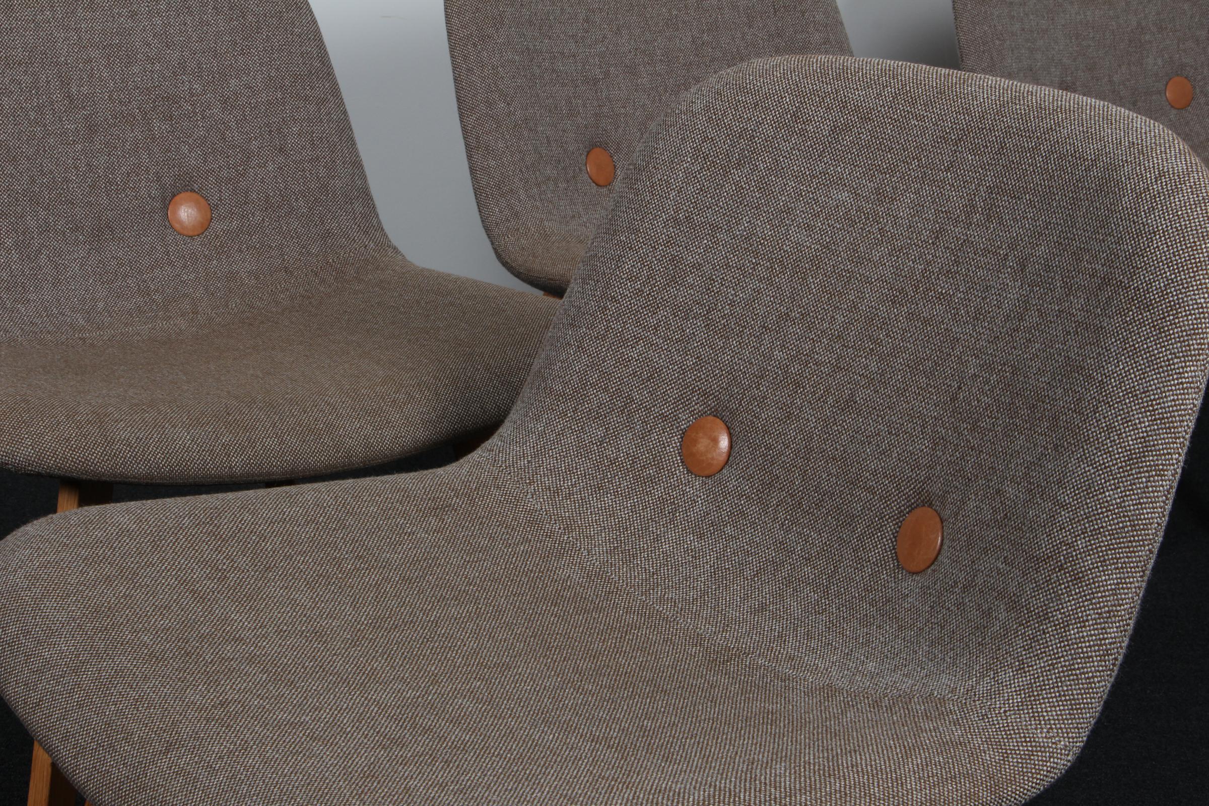 Leather Johannes Foersom & Peter Hjorth-Lorentzen for Erik Jørgensen, Lounge Chair For Sale
