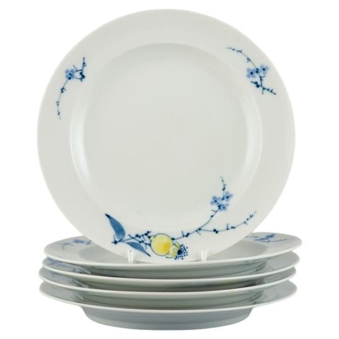 Johannes Hedegaard for Royal Copenhagen, Rimmon, five plates. For Sale