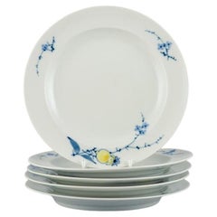 Johannes Hedegaard for Royal Copenhagen, Rimmon, five plates.