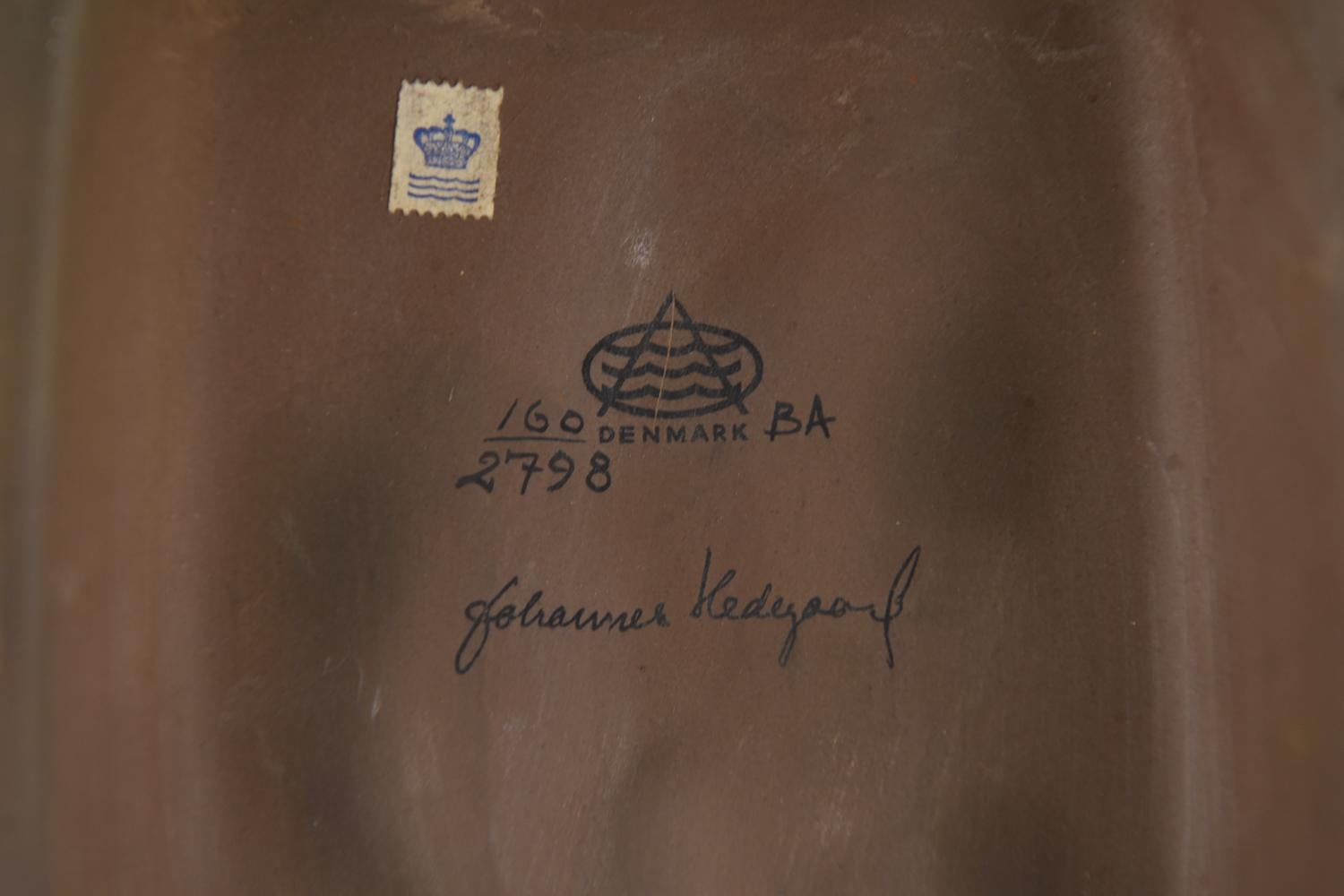 Johannes Hedegaard, Danish (1915-1999).
