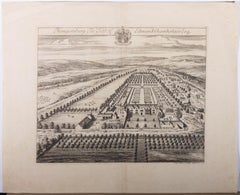Johannes Kip (Jan) Kip (vers 1652-1722) - gravure de 1712, Maugersbury